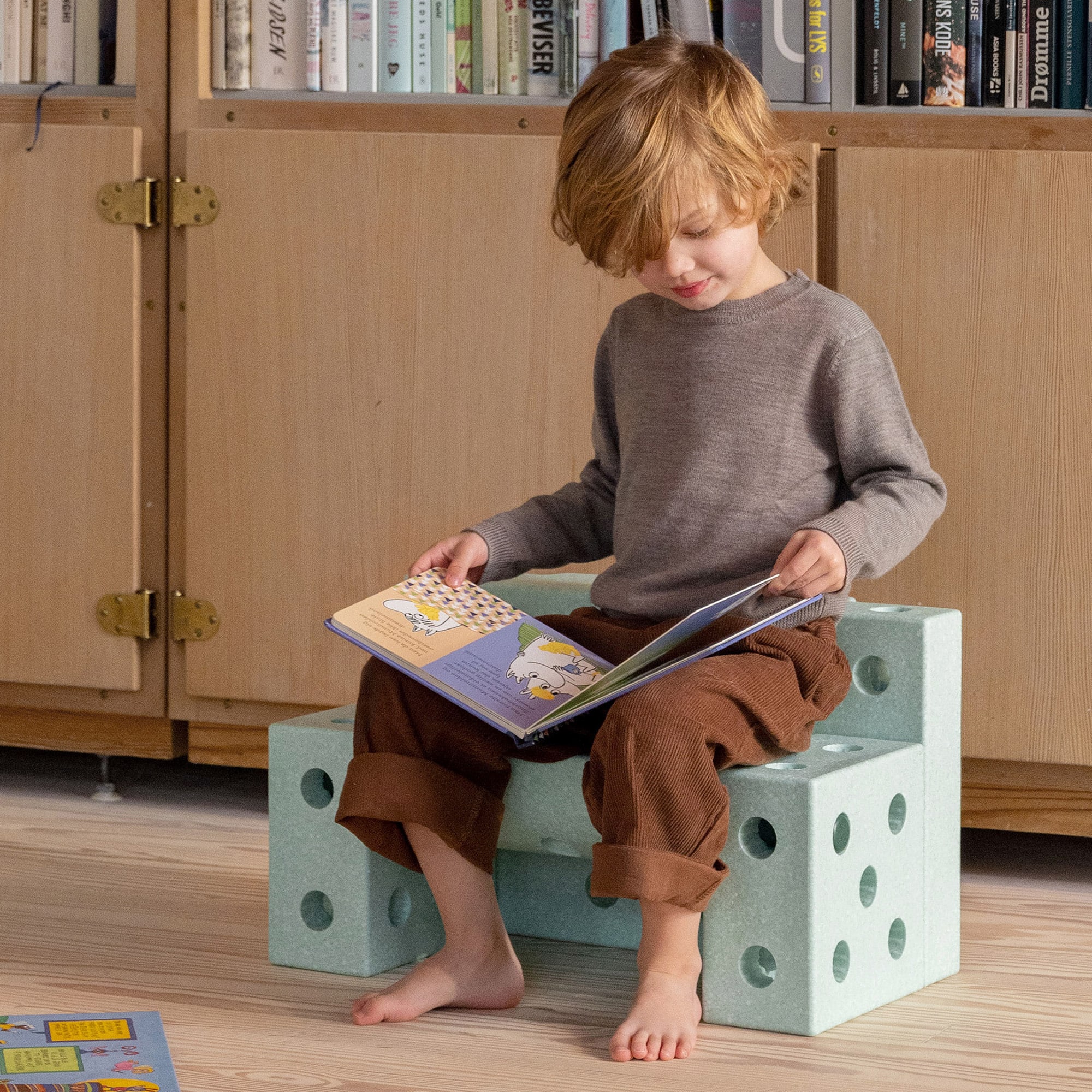 Lernspielzeug, MODU, Grün – Produktansicht