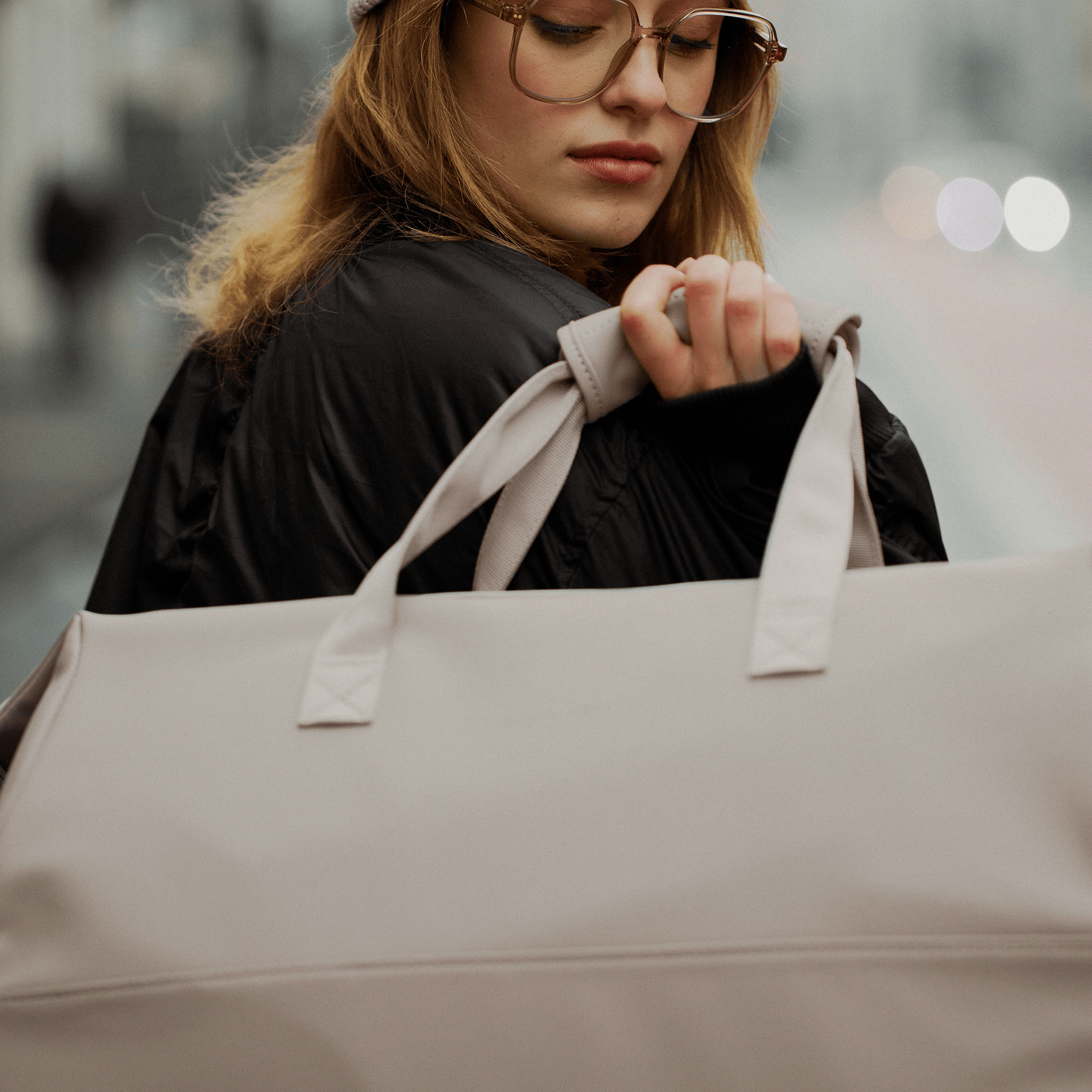 Wickeltaschen beige, KAPTEN & SON, Beige – Produktansicht