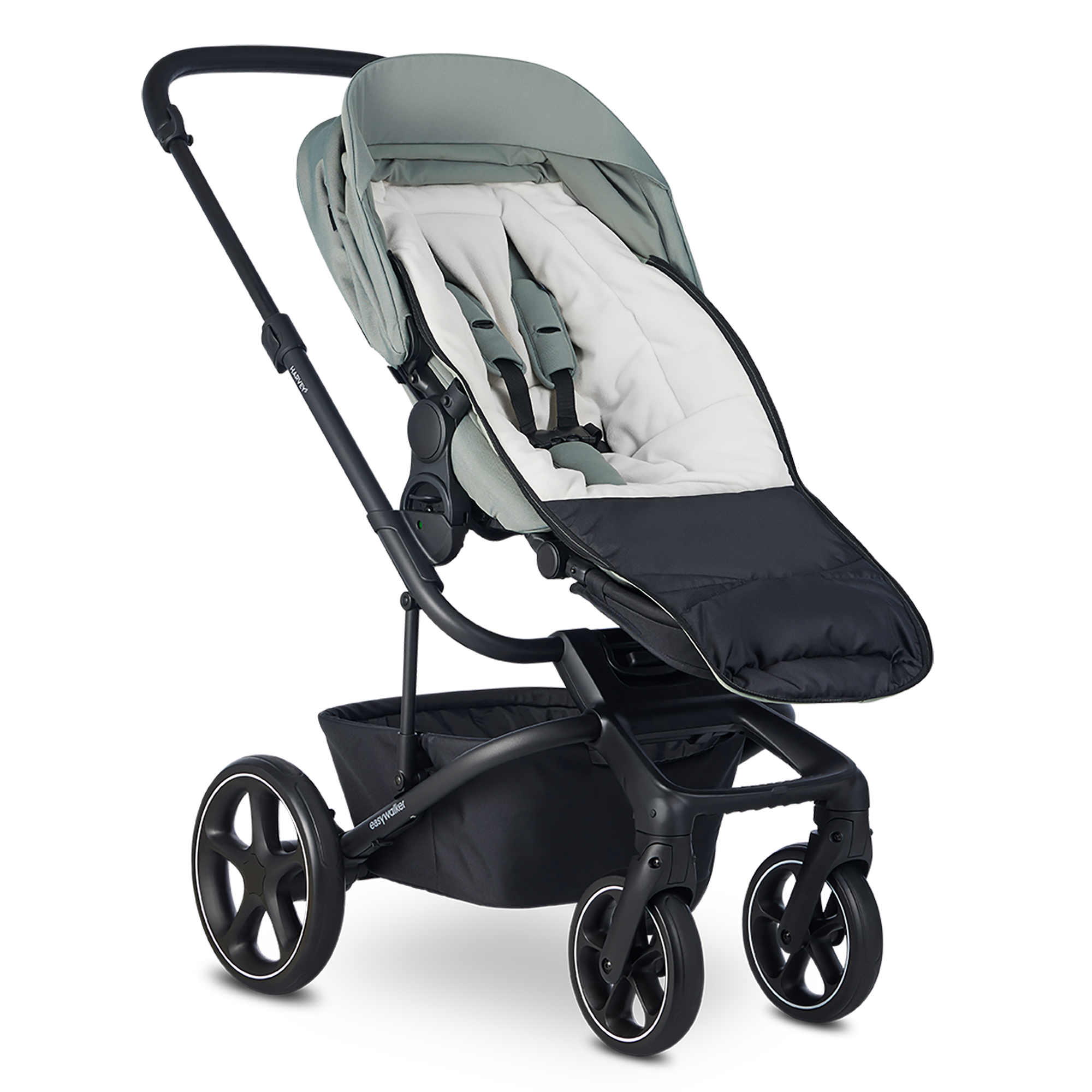 Fußsäcke & Decken, easywalker, Schwarz – Produktansicht