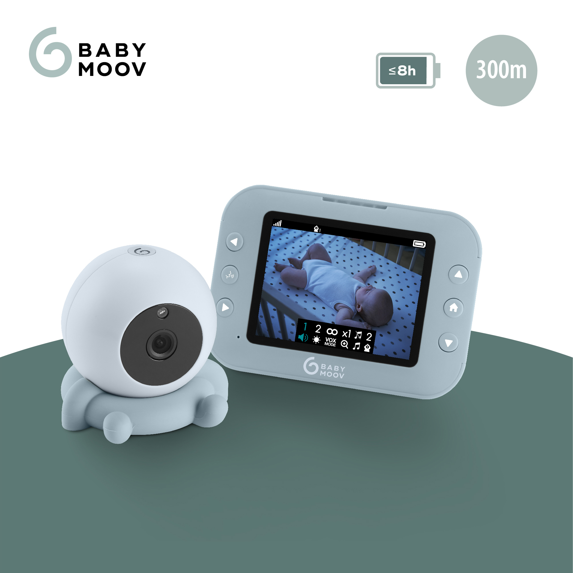Video Babyphone, babymoov, Blau – Produktansicht