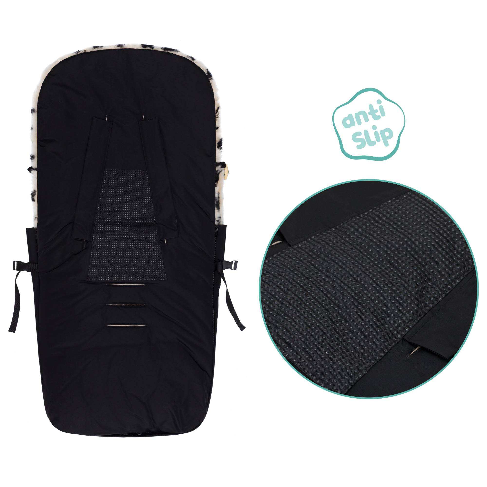 Fußsäcke & Decken, LITTLE ONE, Schwarz – Produktansicht