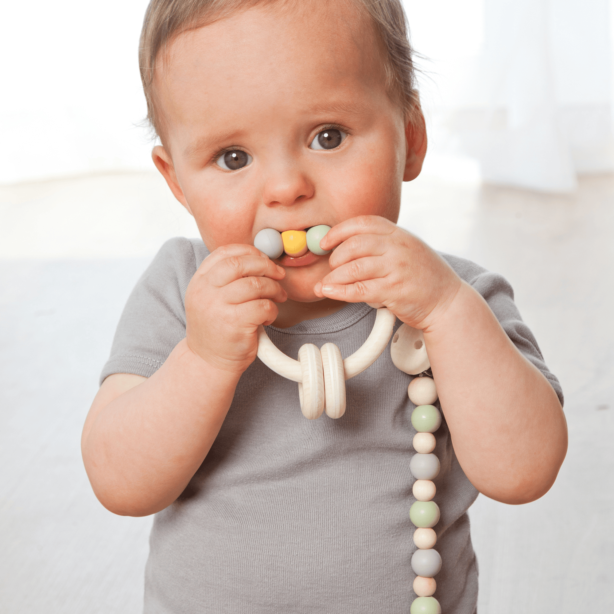 Schnullerketten, GRÜNSPECHT, Grün – Produktansicht