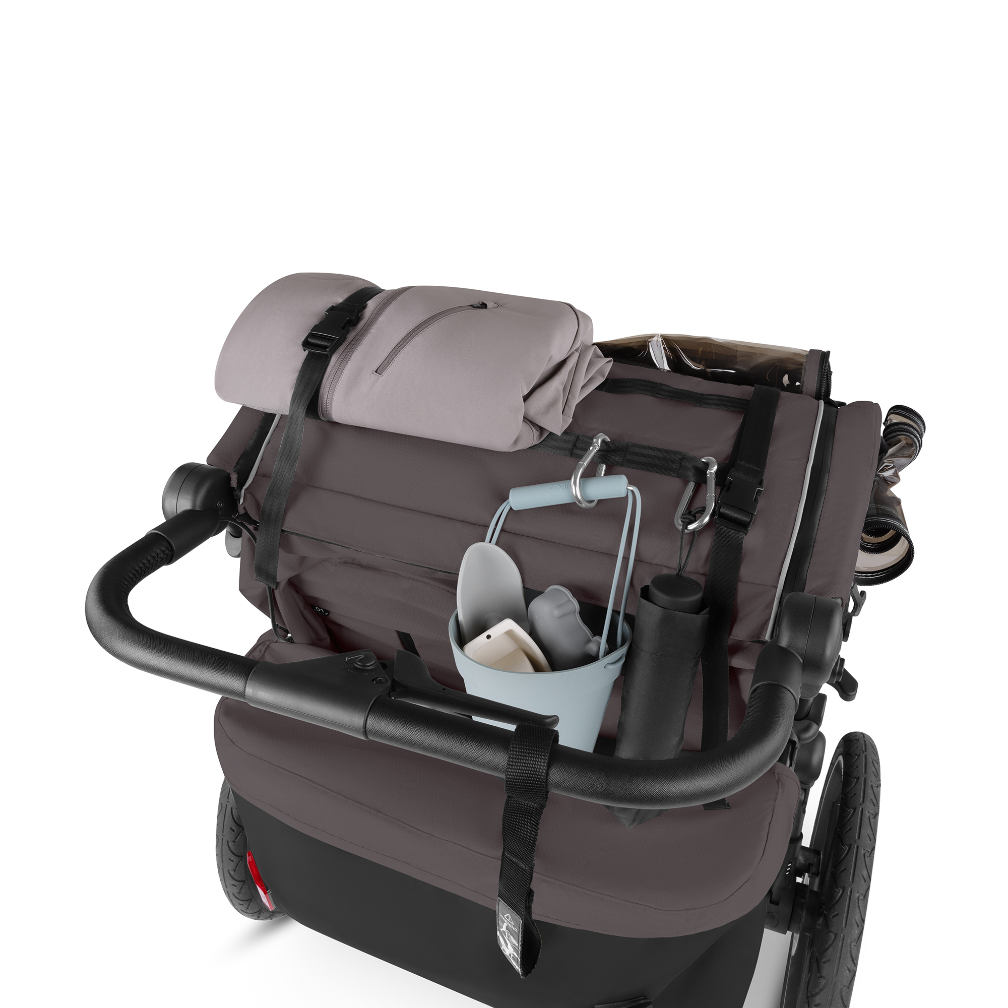 Fahrradanhänger, ABC DESIGN, Braun – Produktansicht