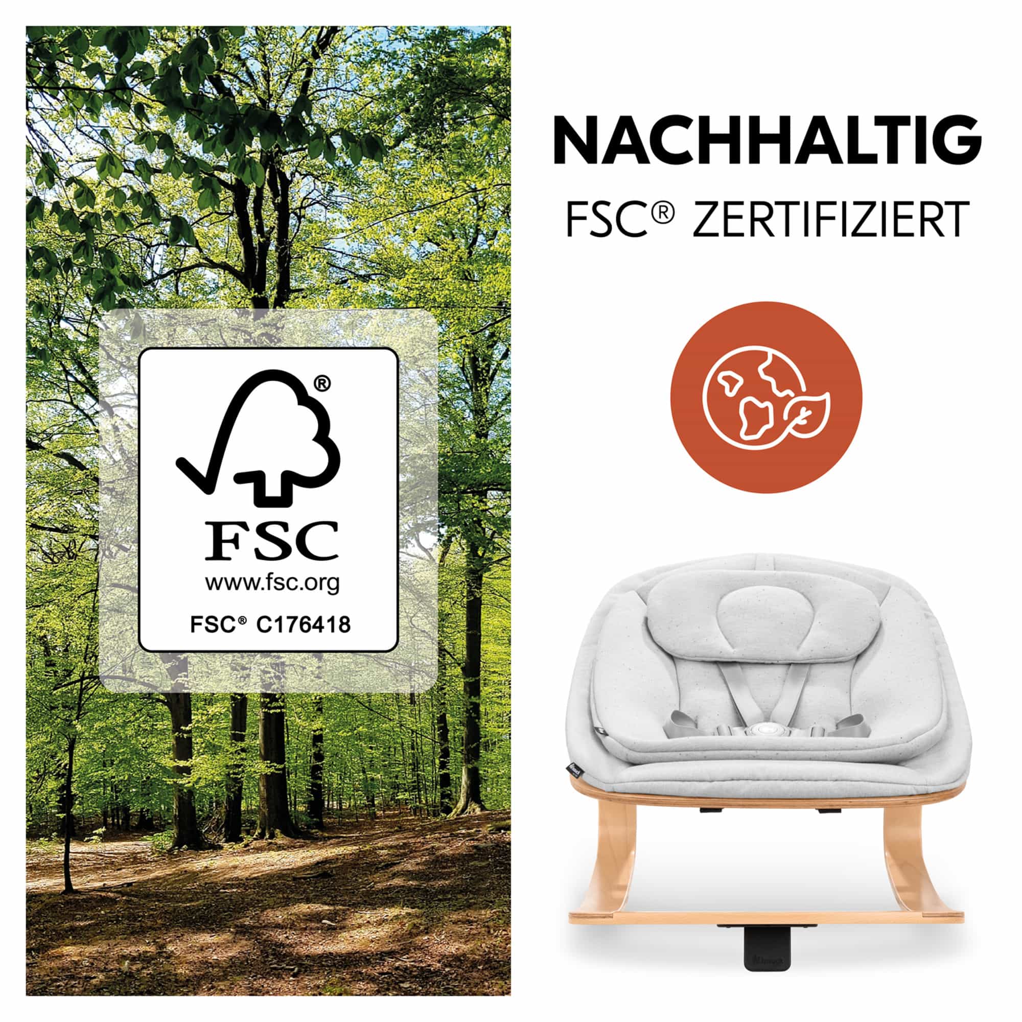 Wippen, hauck, Grau – Produktansicht