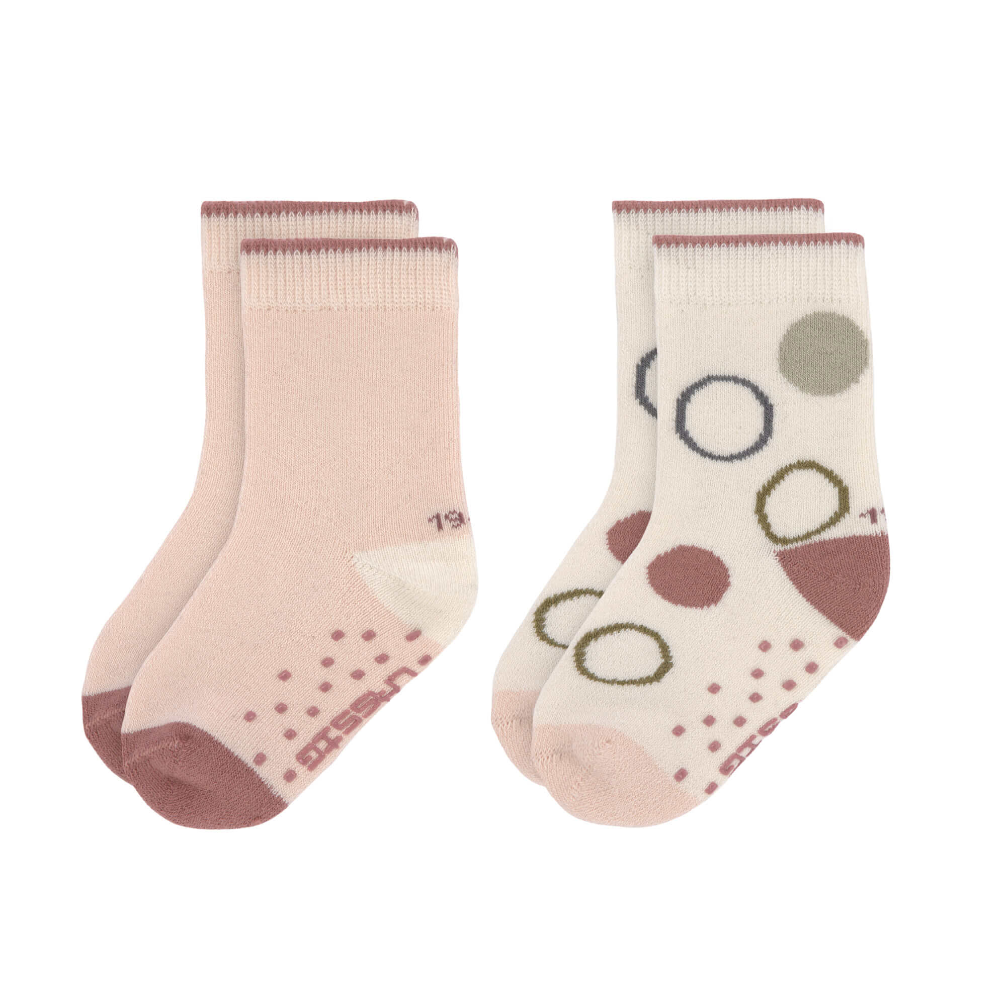 Socken & Strumpfhosen, LÄSSIG, Weiß – Besonderheit: mit speziellen Antirutsch-Noppen aus Silikon