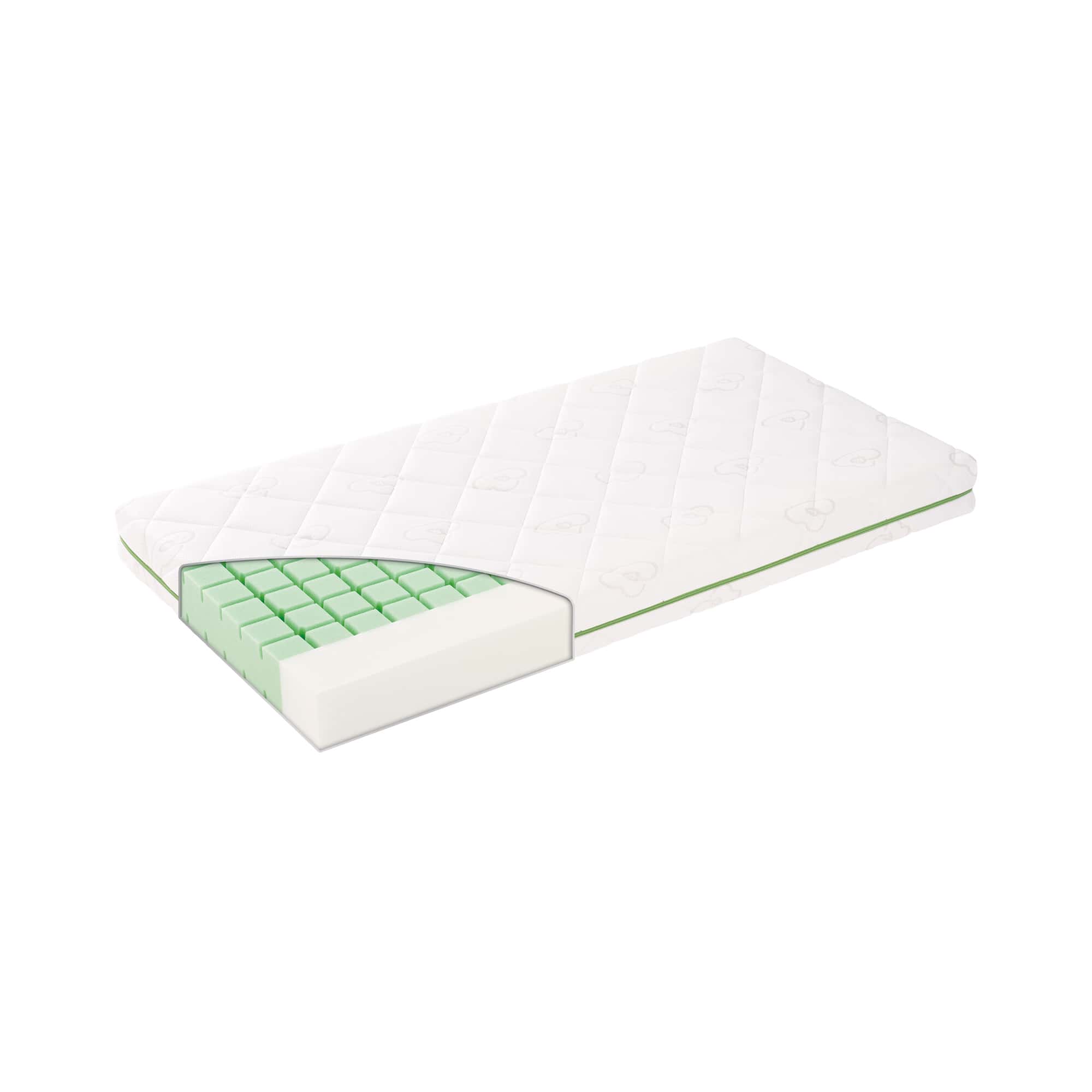 Matratzen 70 x 140 cm, LITTLE ONE, Weiß – Produktansicht