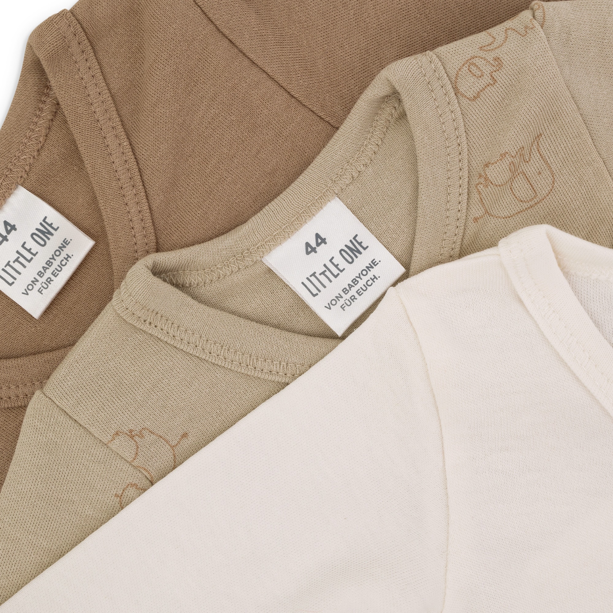 Wickelbodys, LITTLE ONE, Grau – Besonderheit: 100% Baumwolle