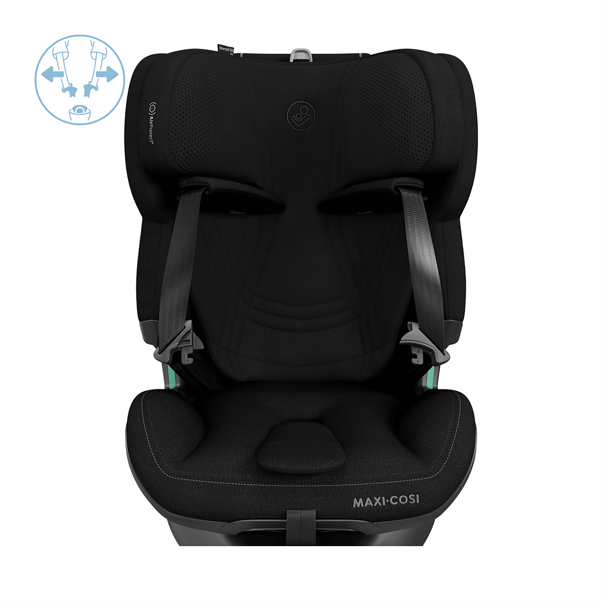 Kindersitze 9-36 kg, Gruppe 1/2/3, MAXI-COSI Premium, Schwarz – Produktansicht