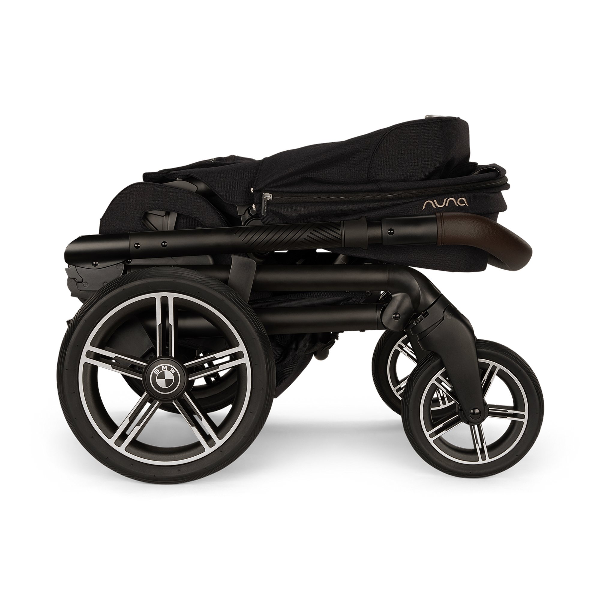 Kombi-Kinderwagen, nuna, Schwarz – Produktansicht