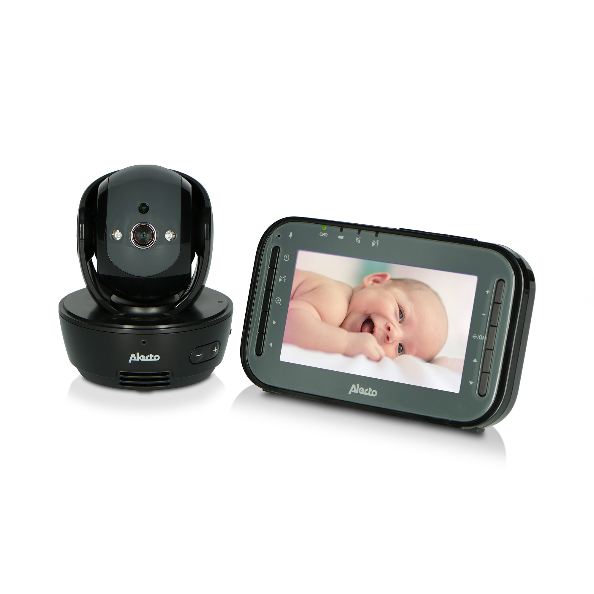 Video Babyphone DVM-200MBK Alecto baby Schwarz 2000585182700 1