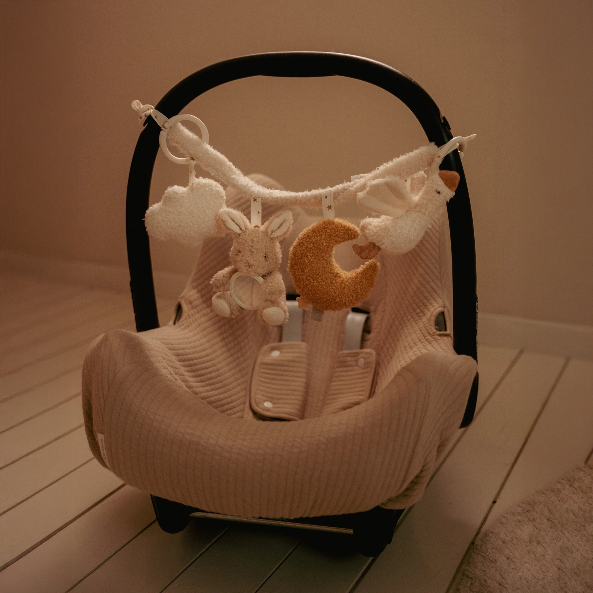 Kinderwagenketten, LITTLE DUTCH, Mehrfarbig – Besonderheit: leicht am Kinderwagen zu befestigen