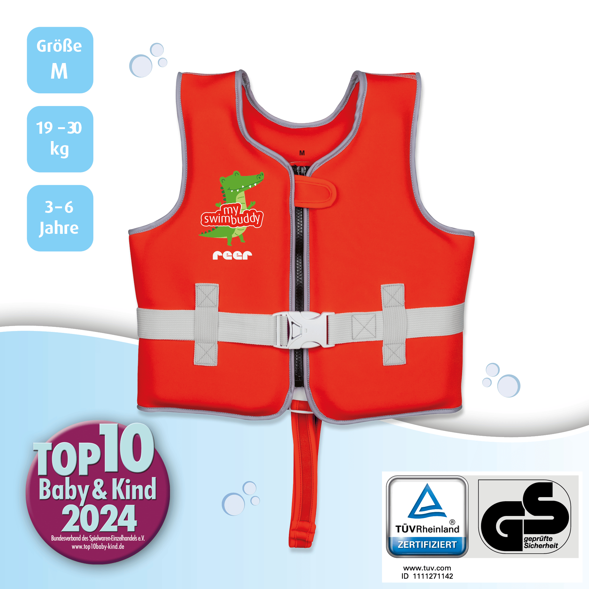 Schwimmflügel & Schwimmhilfen, reer, Rot – Produktansicht