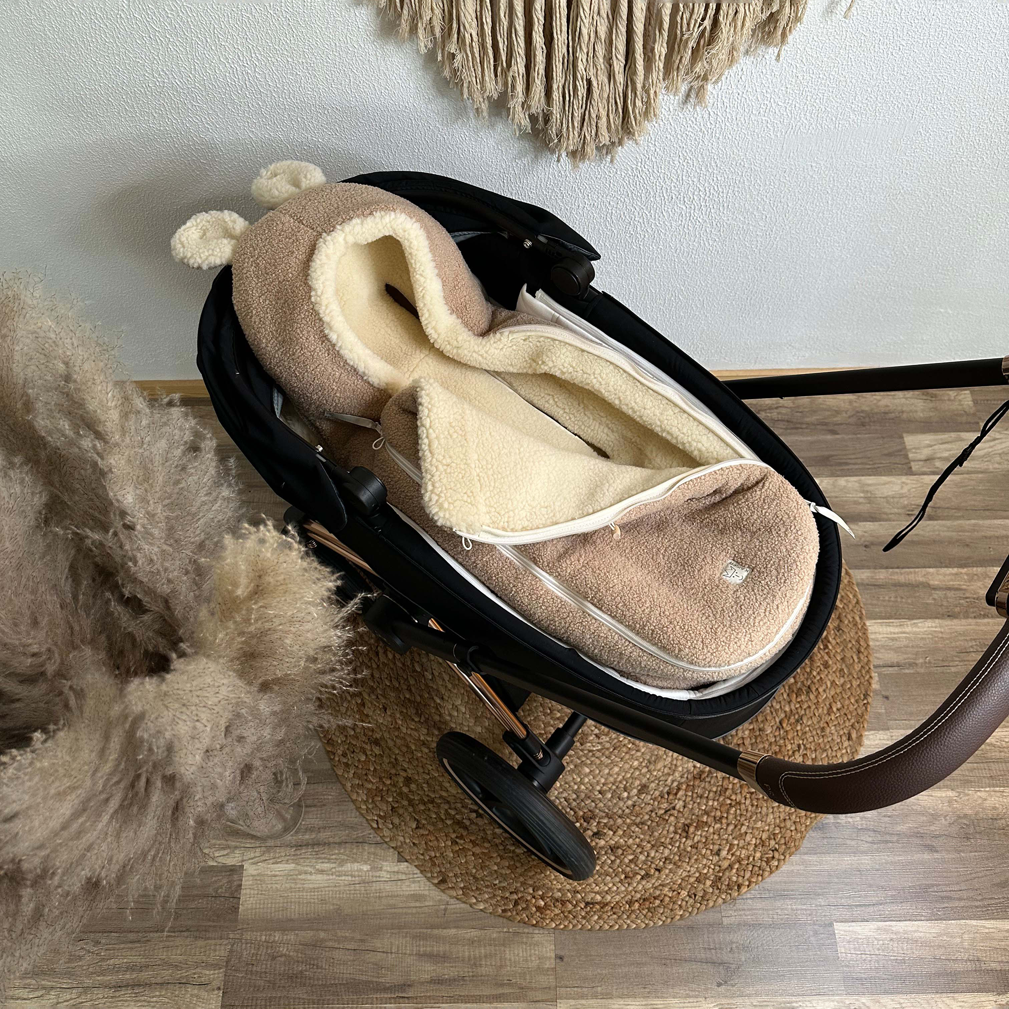 Fußsäcke, KAISER, Beige – Produktansicht