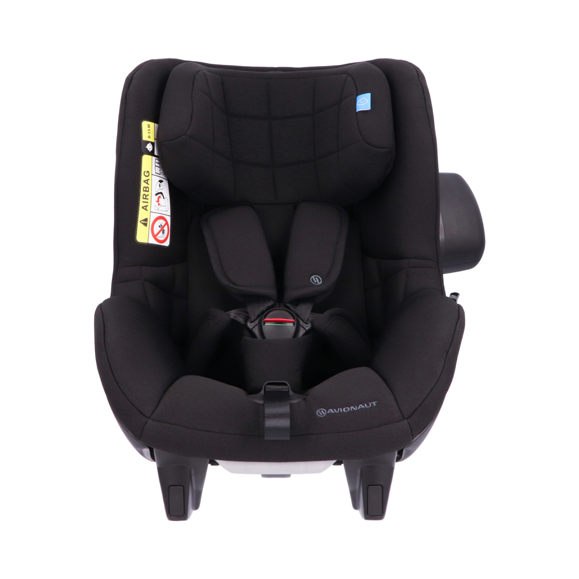 Reboarder 0-18 kg, Gruppe 0+/1, AVIONAUT, Schwarz – Besonderheit: verstellbare Rückenlehne - bis hin zur Ruheposition