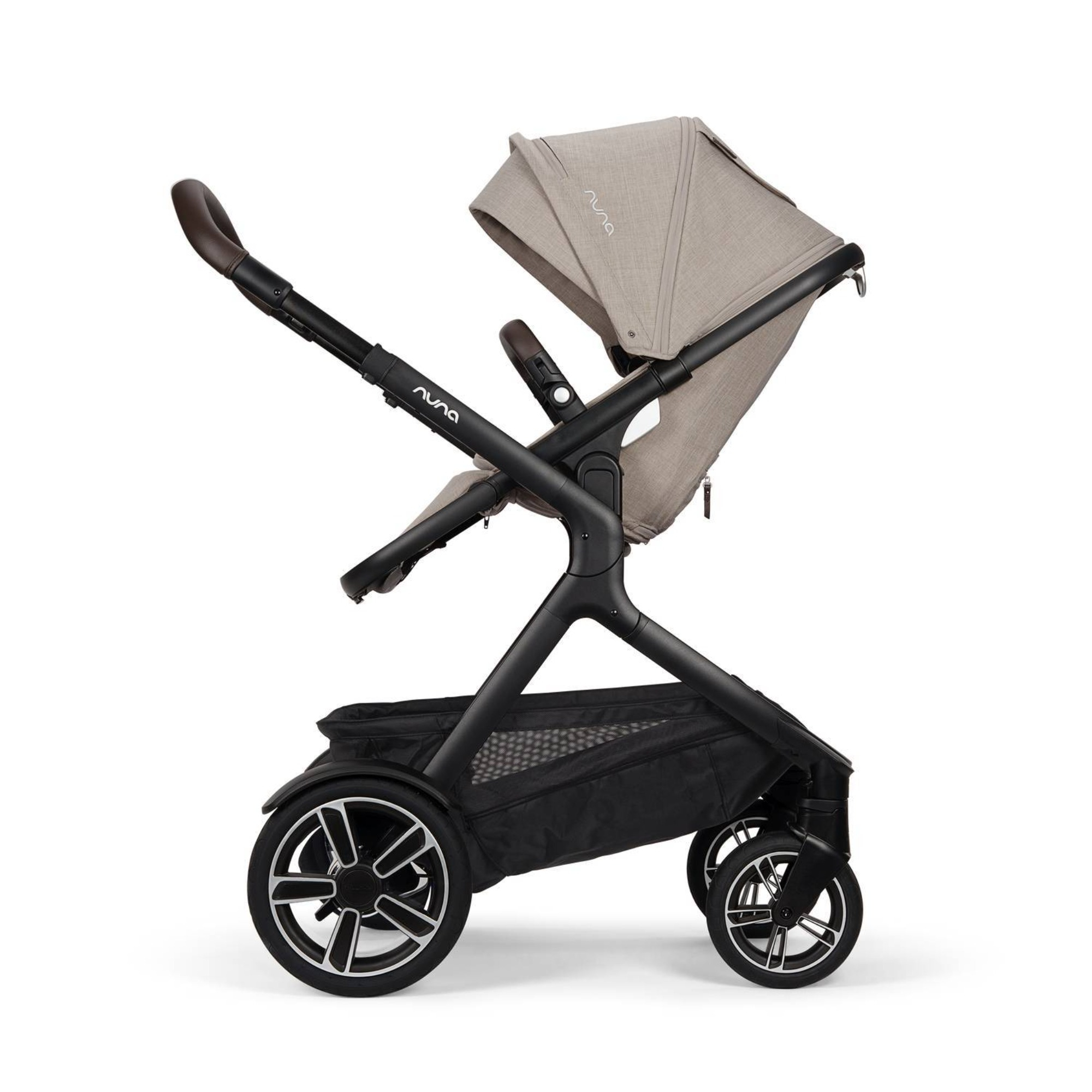 Kombi-Kinderwagen, nuna, Beige – Produktansicht