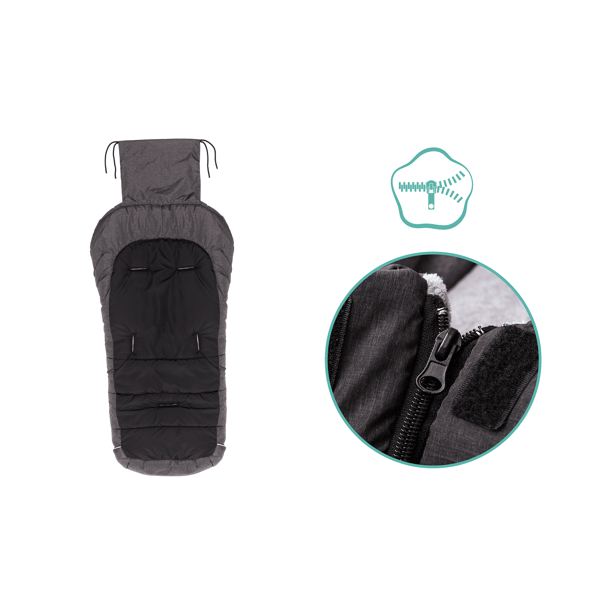Fußsäcke & Decken, LITTLE ONE, Grau – Produktansicht