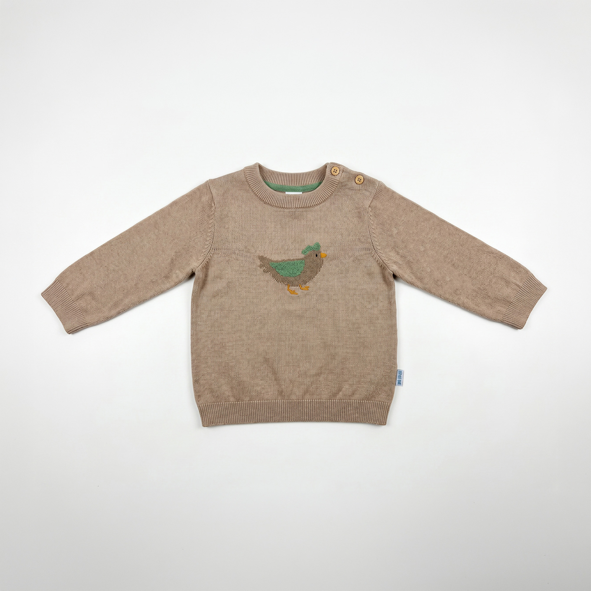 Strickpullover, LITTLE ONE, Beige – Besonderheit: Oeko-Tex Standard 100 zertifiziert (Zertifizierungsnummer 08.0.60350 HOHENSTEIN HTTI)