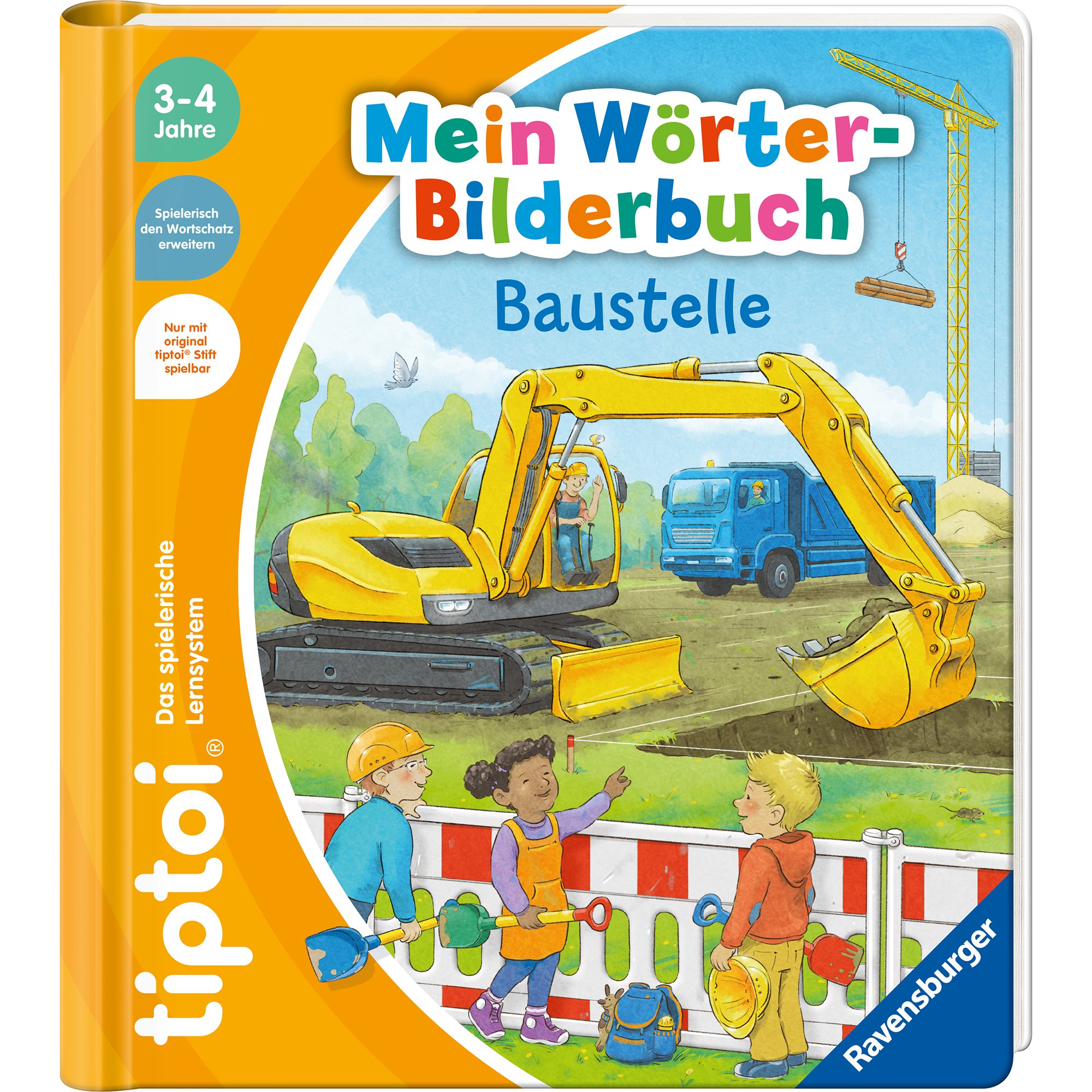 tiptoi® Mein Wörter-Bilderbuch Baustelle Ravensburger 2000584868308 1