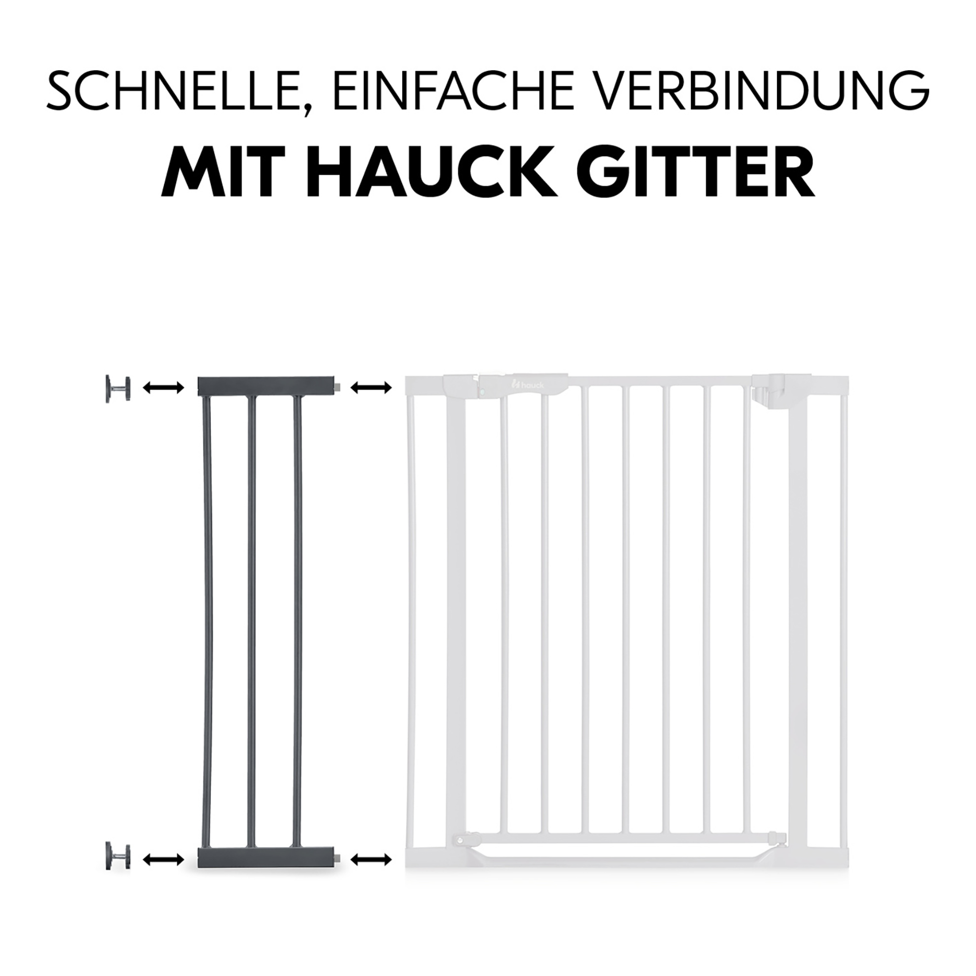 Tür- & Treppenschutzgitter, hauck, Grau – Produktansicht
