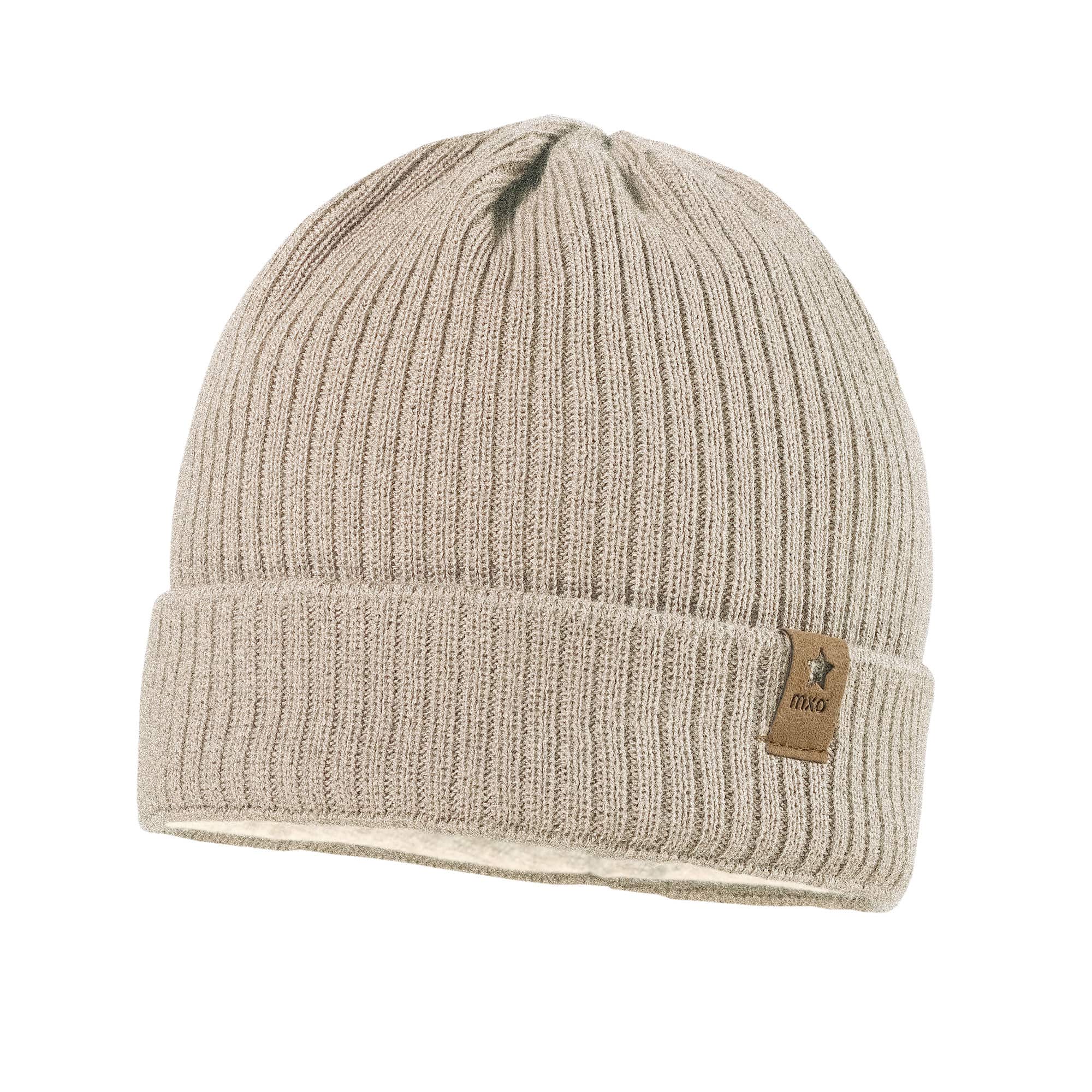 Beanie Mützen, MaxiMo, Beige – Produktansicht