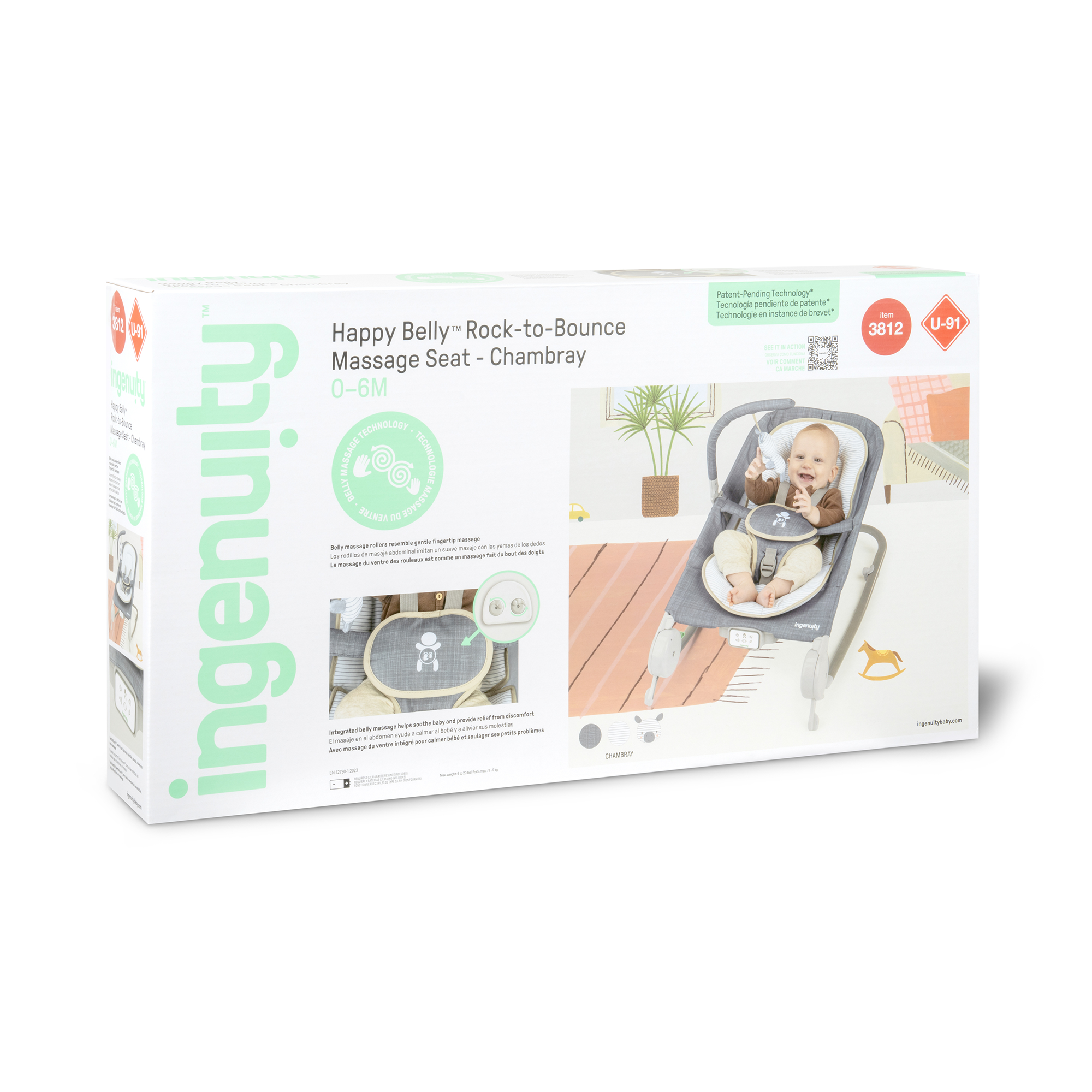Wippen, ingenuity, Grau – Produktansicht