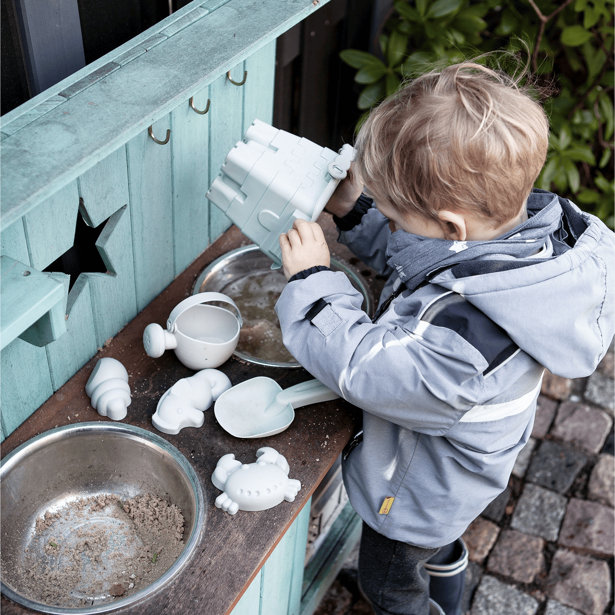 Sandspielzeug, KINDSGUT, Blau – Besonderheit: 7-teiliges Set