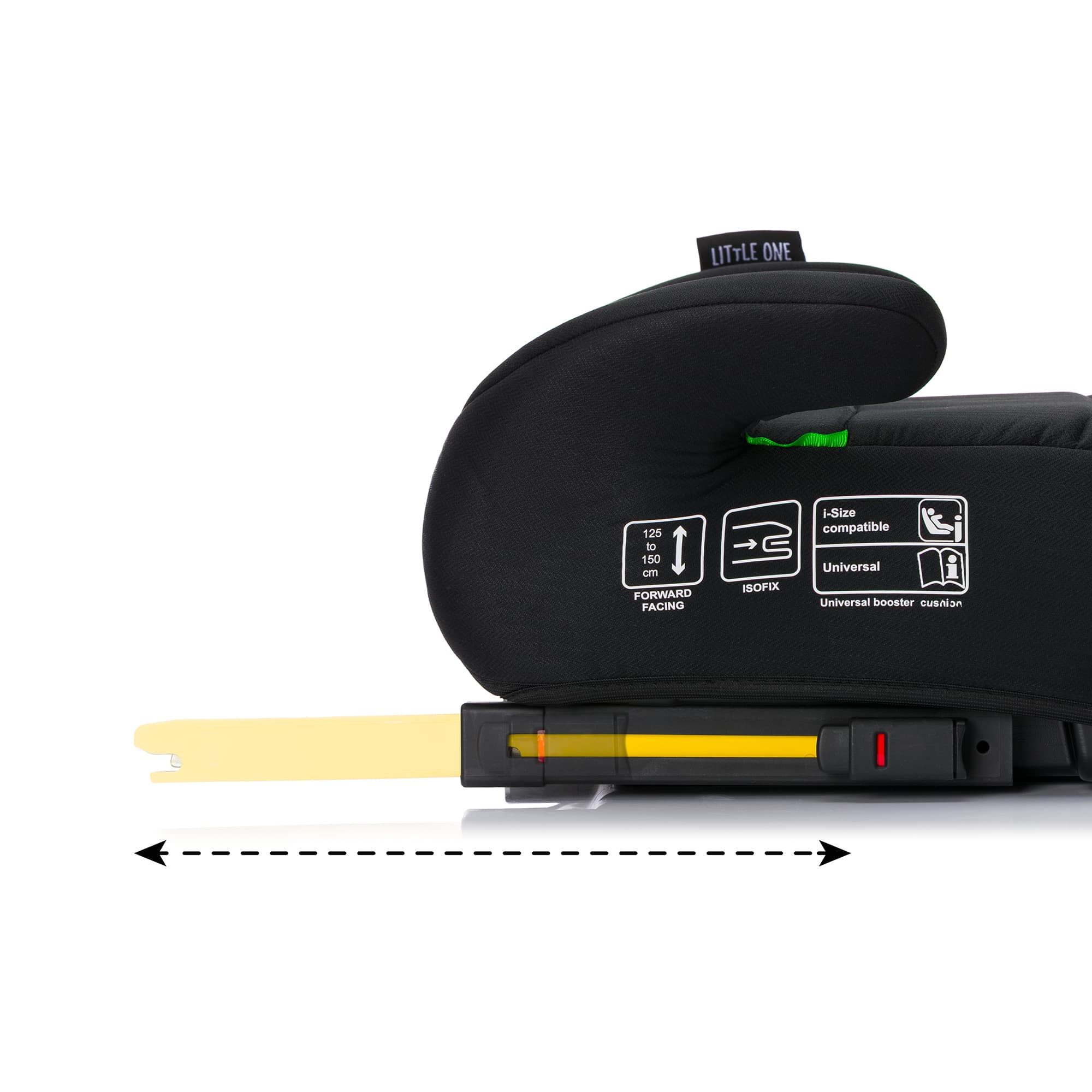 Kindersitze 15-36 kg, Gruppe 2/3, LITTLE ONE, Schwarz – Besonderheit: ISOFIX-Befestigung für zusätzliche Stabilität