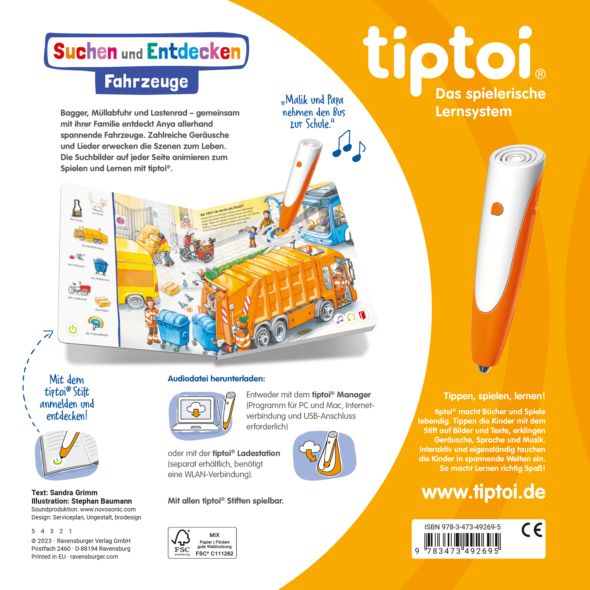 Kinderbücher, Tiptoi, Mehrfarbig – Produktansicht