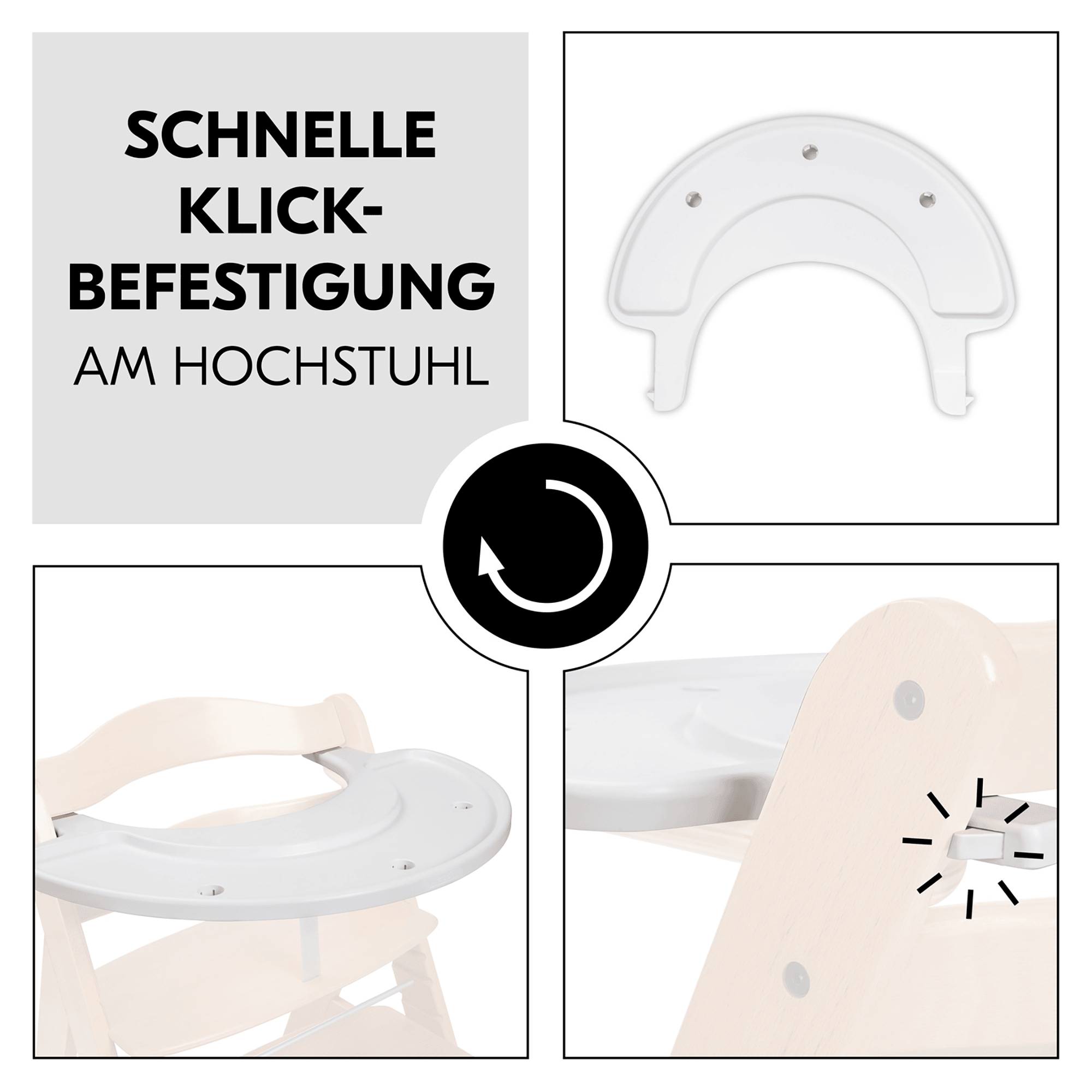 Hochstuhl Zubehör, hauck, Mehrfarbig – Produktansicht