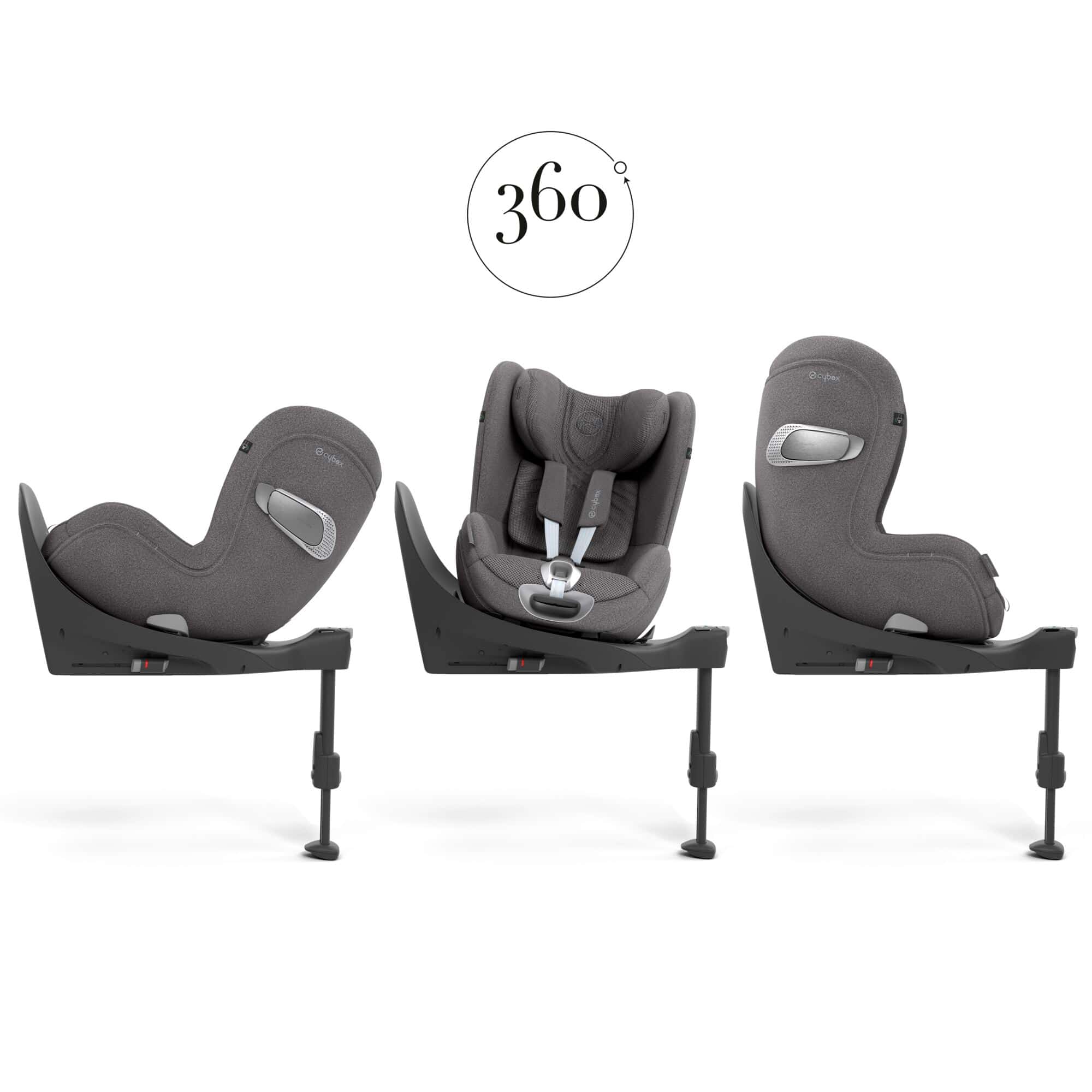 Reboarder 0-18 kg, Gruppe 0+/1, cybex PLATINUM, Grau – Produktansicht