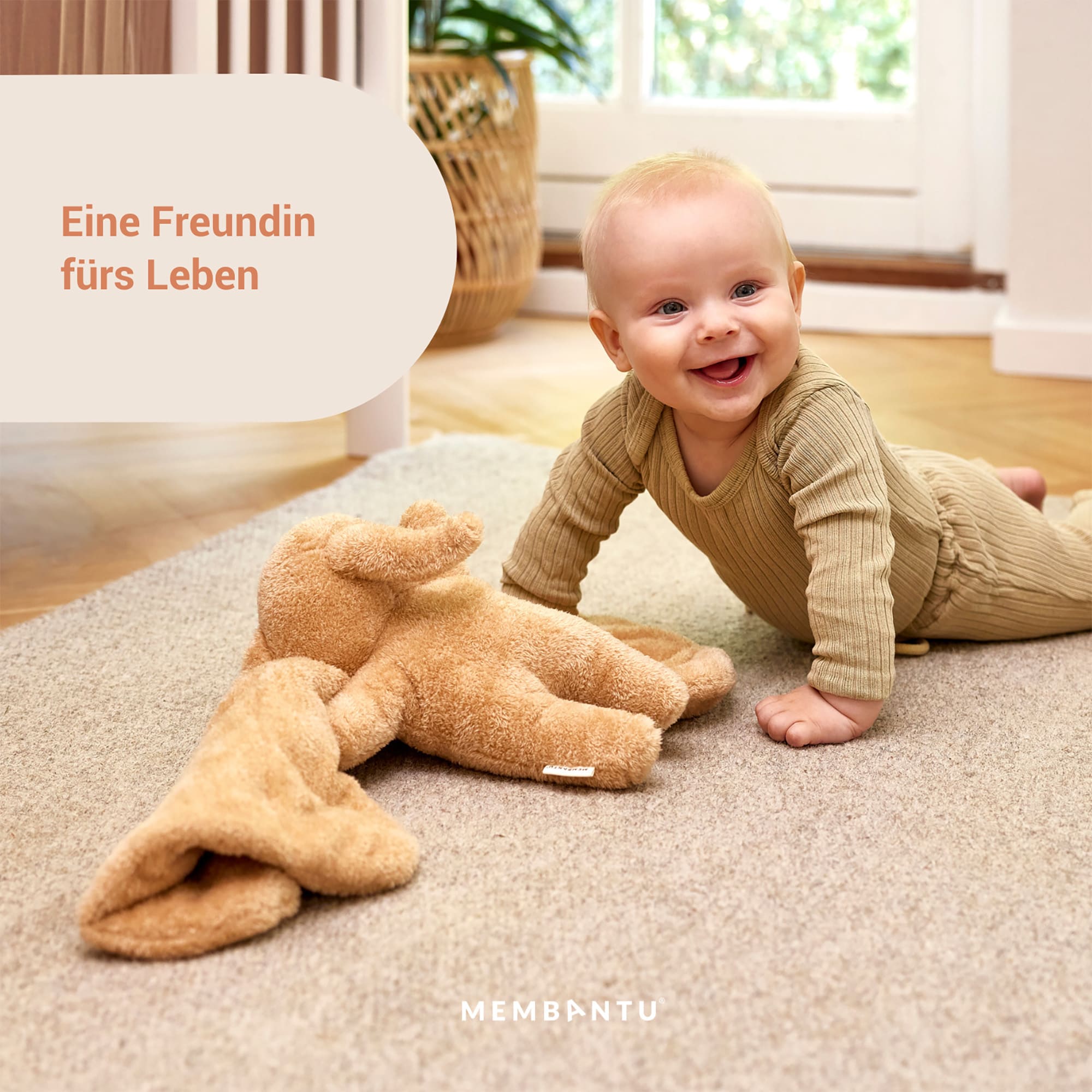 Kuscheltiere, MEMBANTU, Grau – Produktansicht