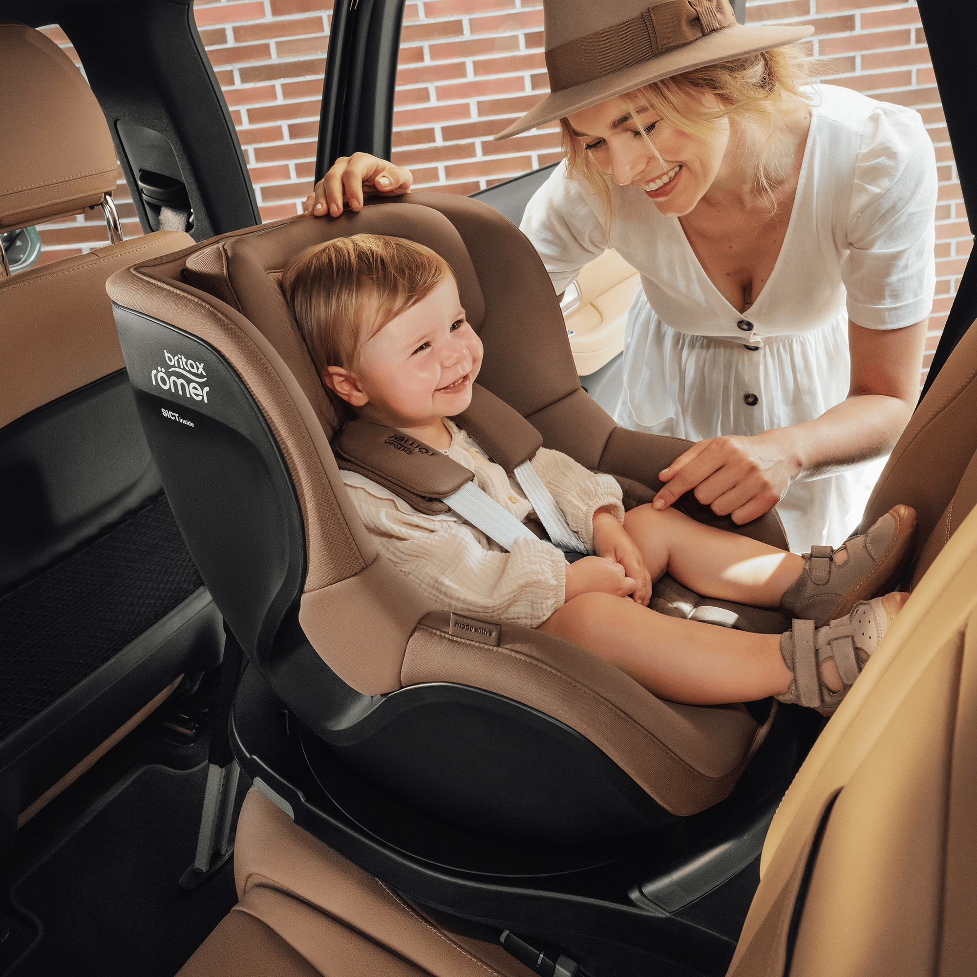 Reboarder 0-18 kg, Gruppe 0+/1, Britax Diamond, Beige – Produktansicht