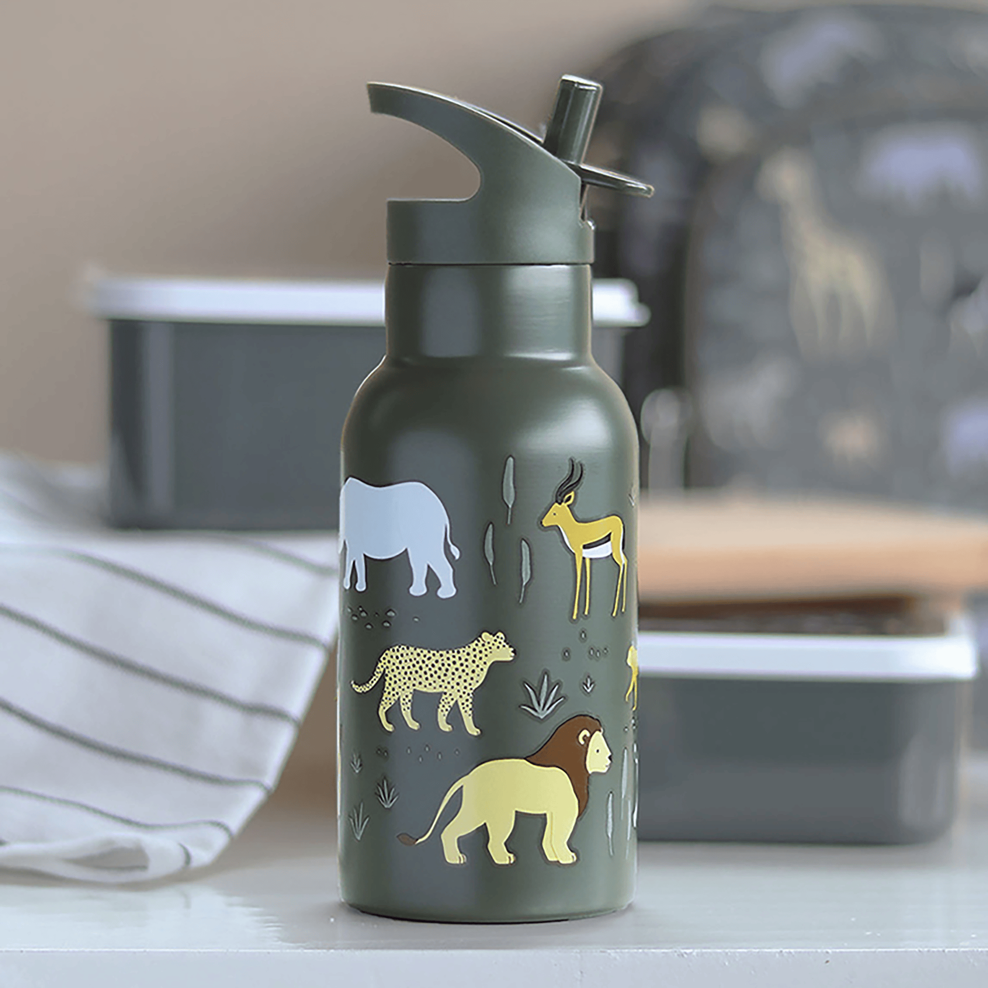 Trinkflaschen, Lovely Company, Grün – Produktansicht