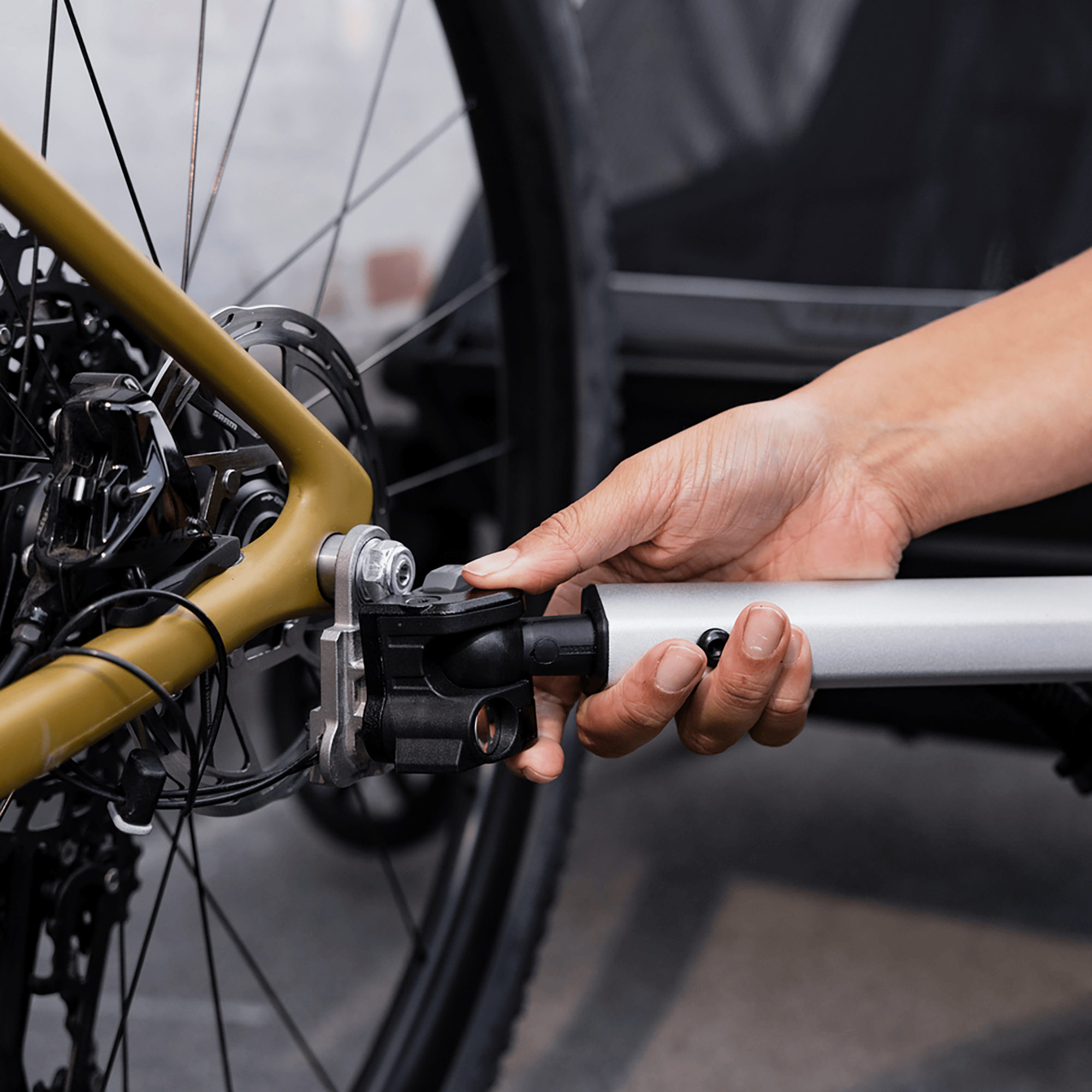 Fahrradanhänger, THULE, Schwarz – Produktansicht