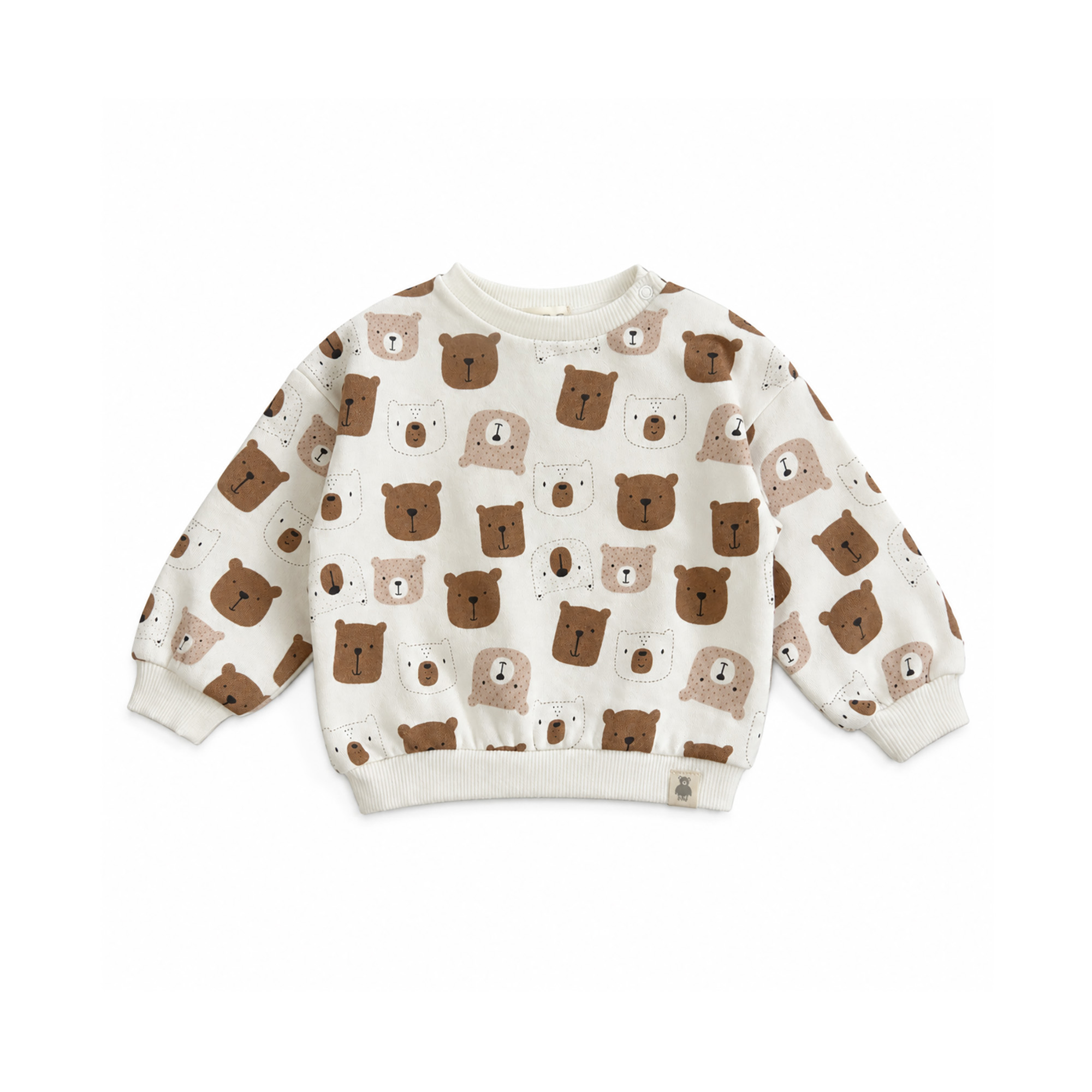 Pullover & Sweatshirts, LITTLE, Weiß – Besonderheit: aus 80% Baumwolle
