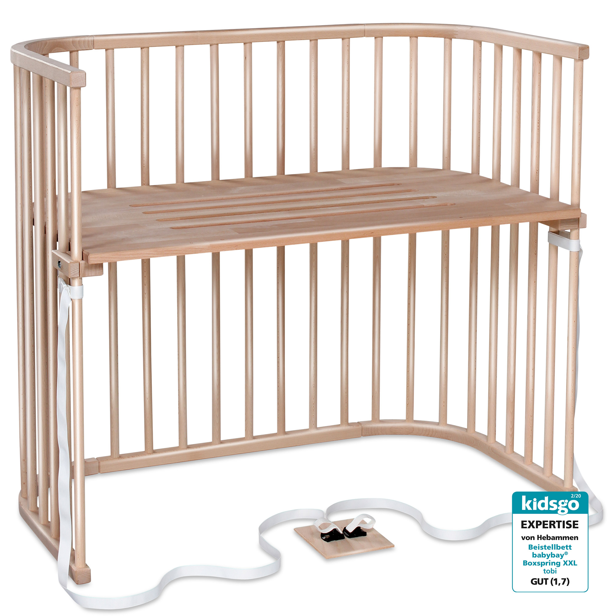 Beistellbetten, babybay, Beige – Produktansicht
