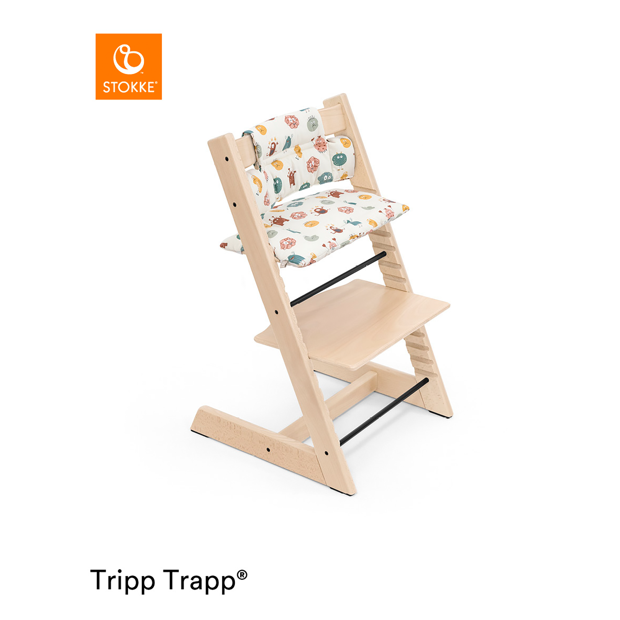 Tripp Trapp® Classic Kissen Silly Monsters STOKKE Rosa 2000580869606 2