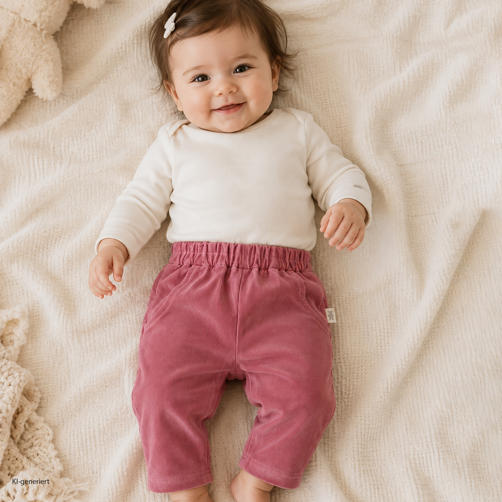 Cordhosen, LITTLE, Pink – Produktansicht