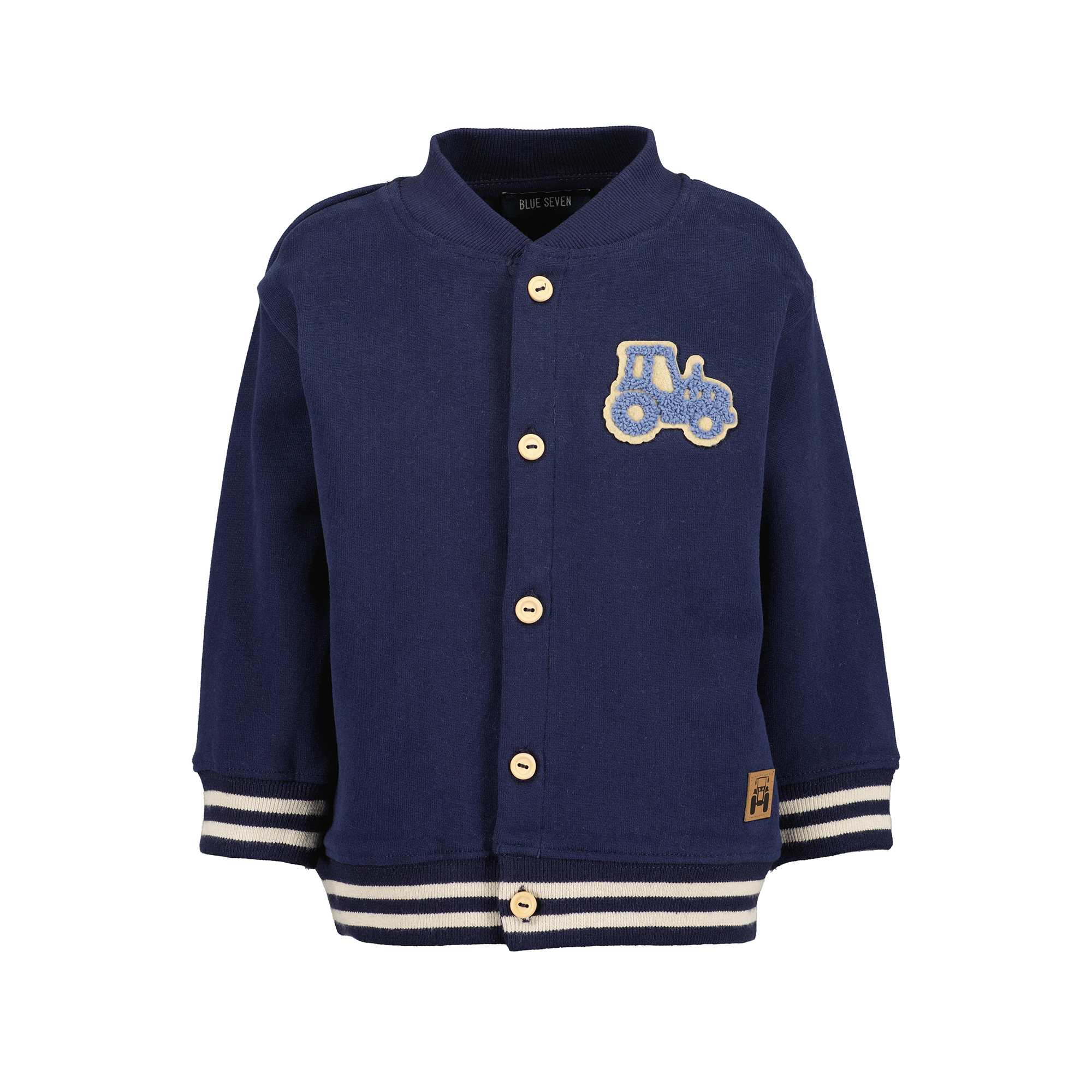 Sweat-, Fleece- & Strickjacken, blue seven, Blau – Produktansicht