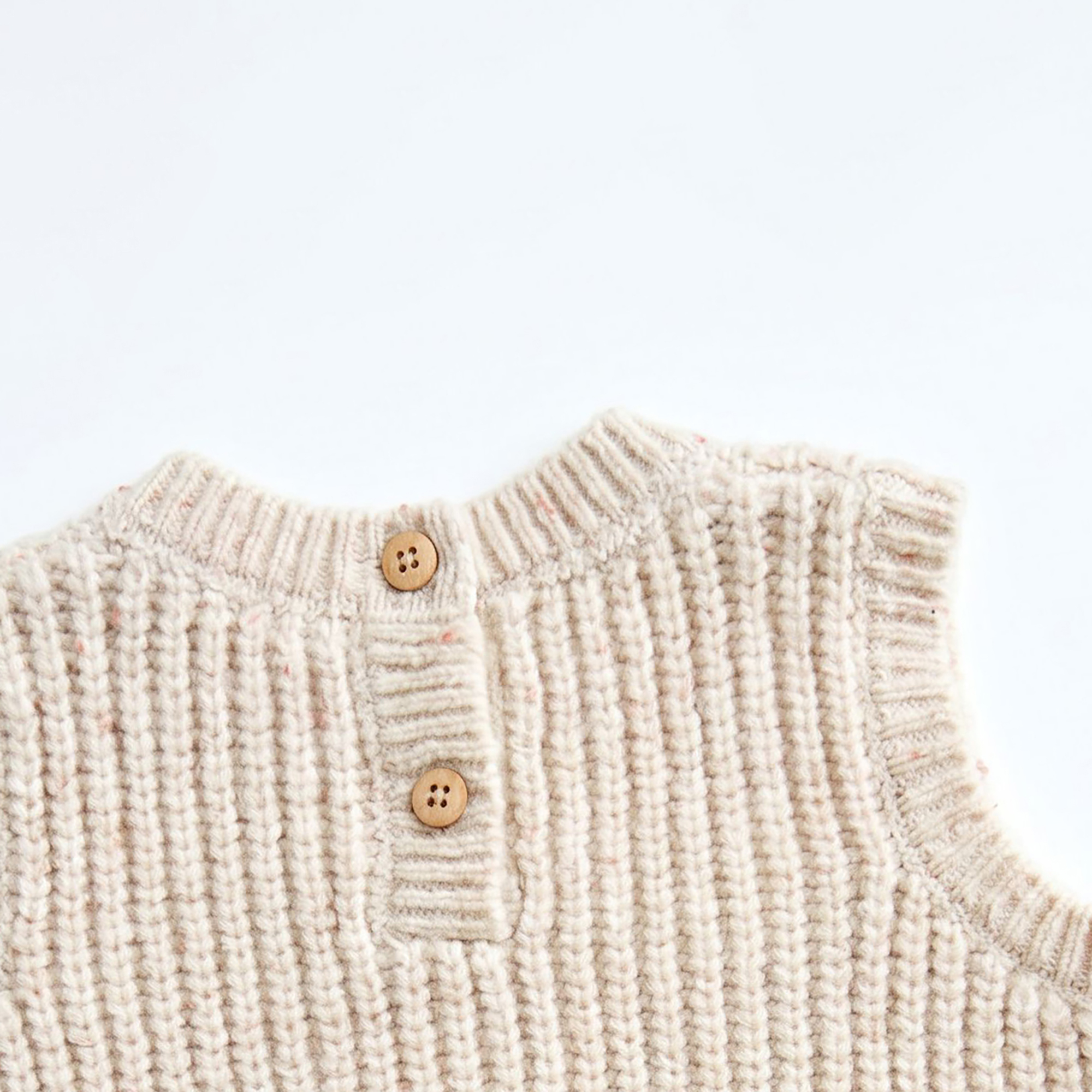 Strickpullover, LITTLE ONE, Beige – Produktansicht