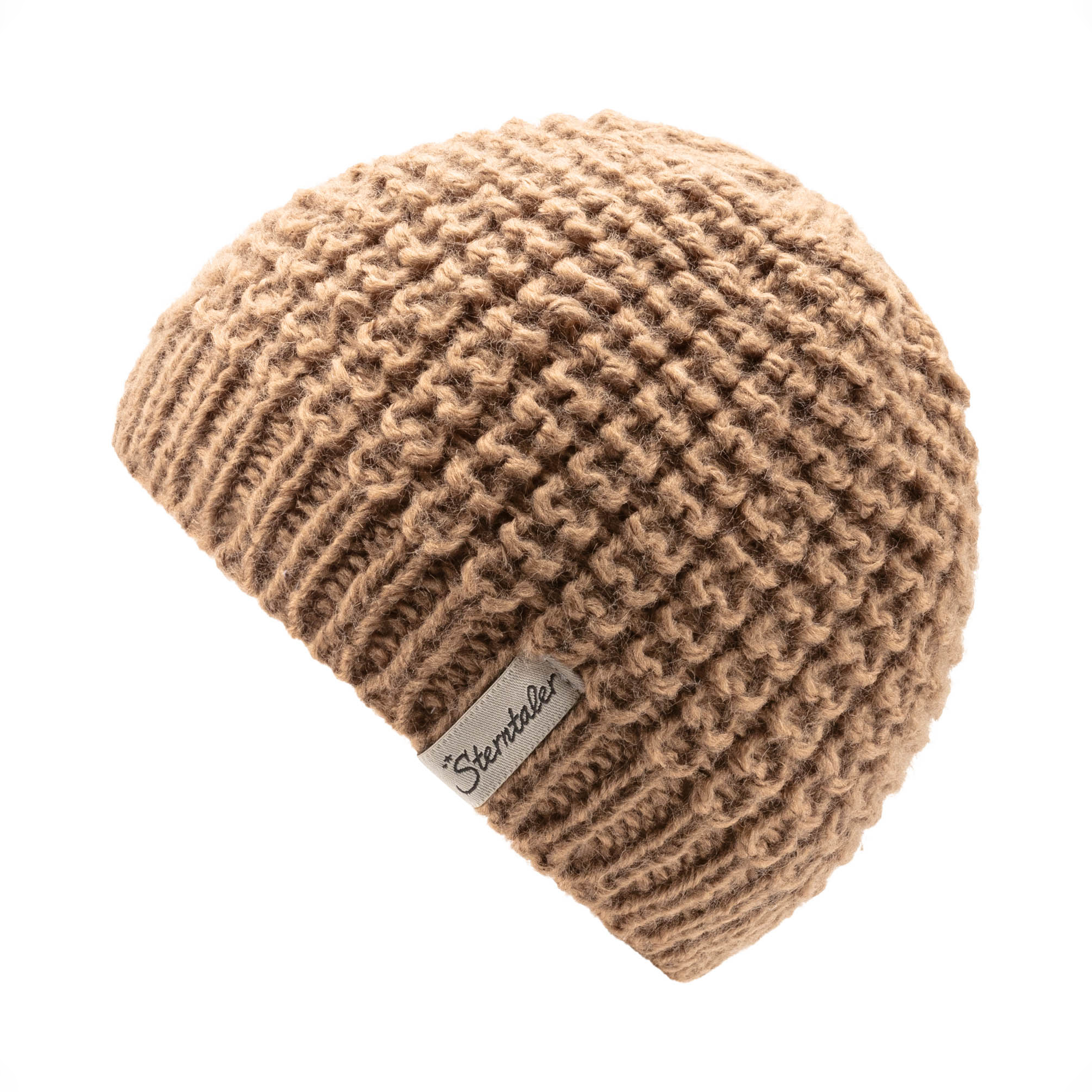 Strickmützen, Sterntaler, Braun – Produktansicht