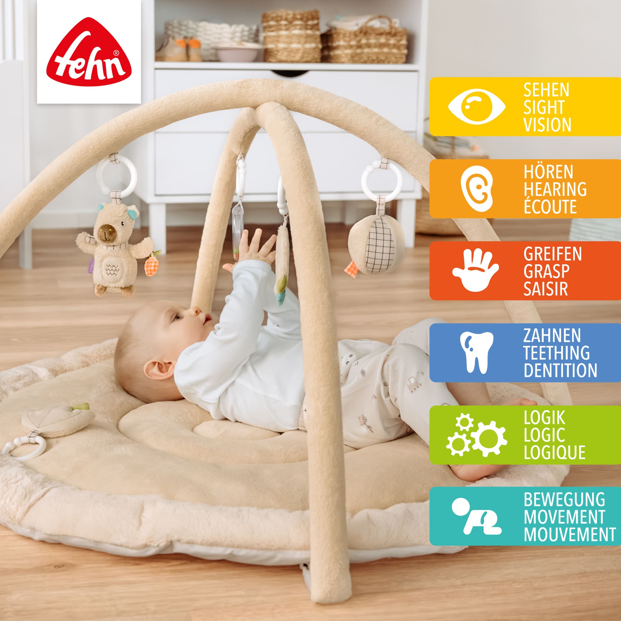Spielbögen, vedes, Beige – Produktansicht