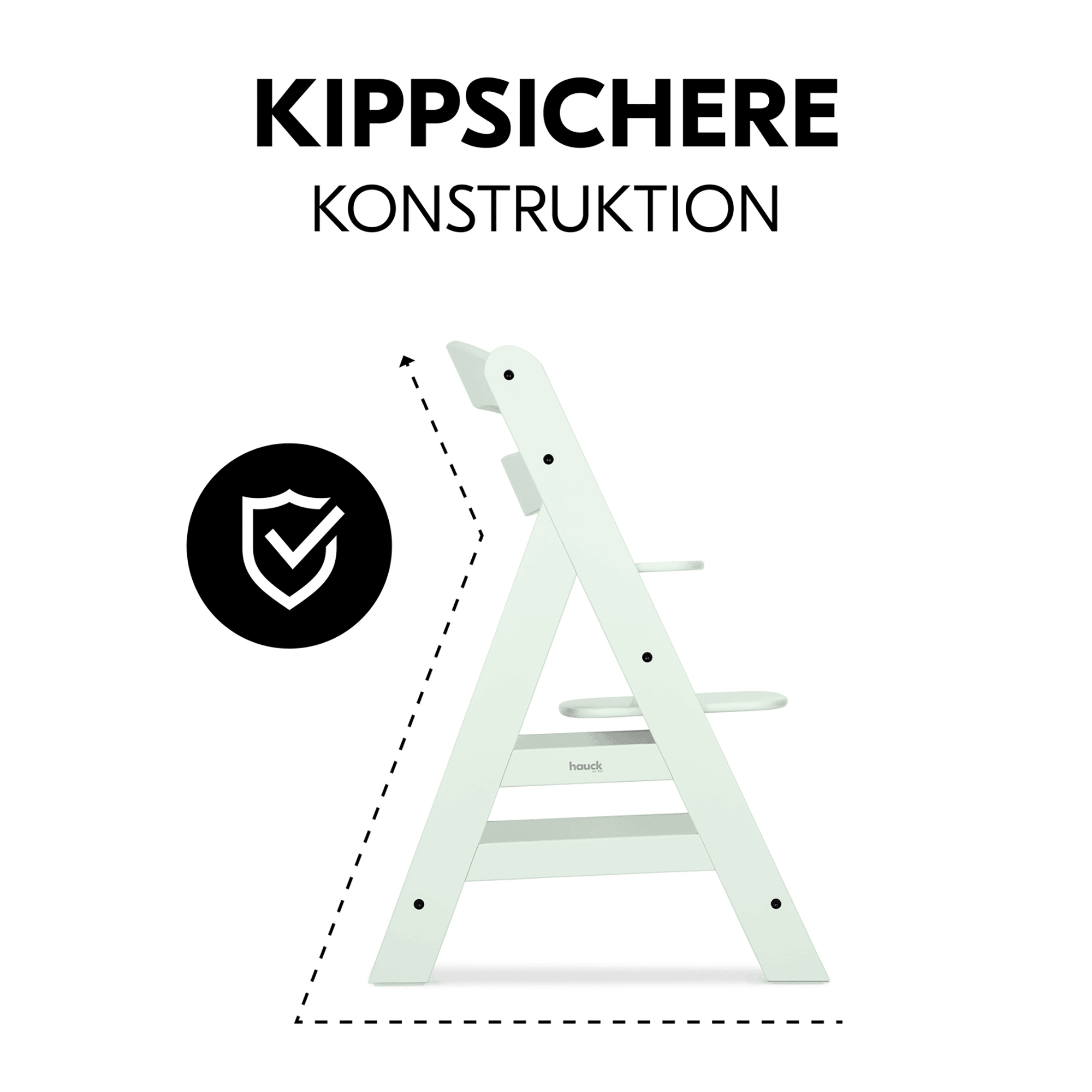 Treppenhochstühle, hauck, Grün – Produktansicht