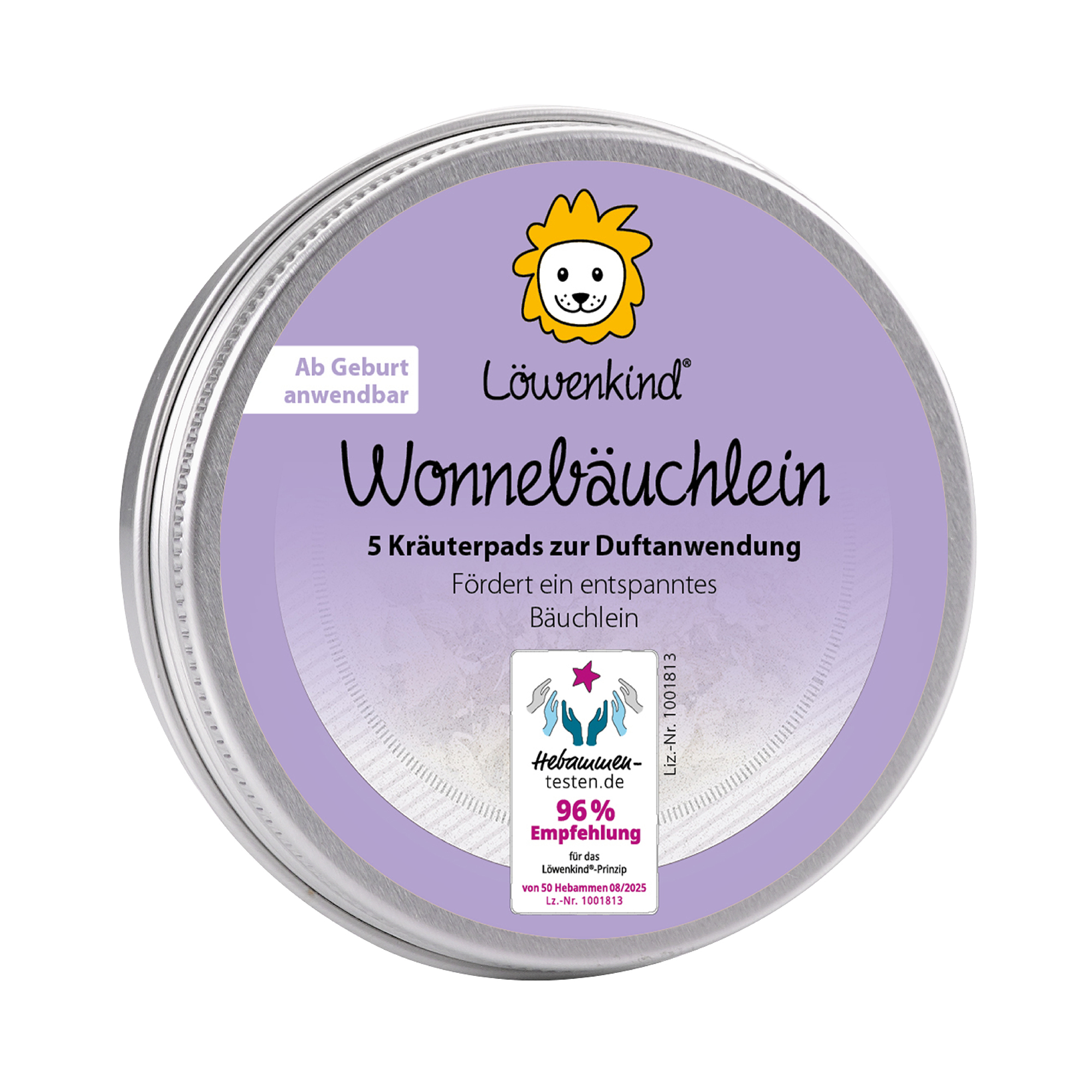 Hausapotheke, Löwenkind, Mehrfarbig – Besonderheit: enthält 5 wiederverwendbare Kräuterpads