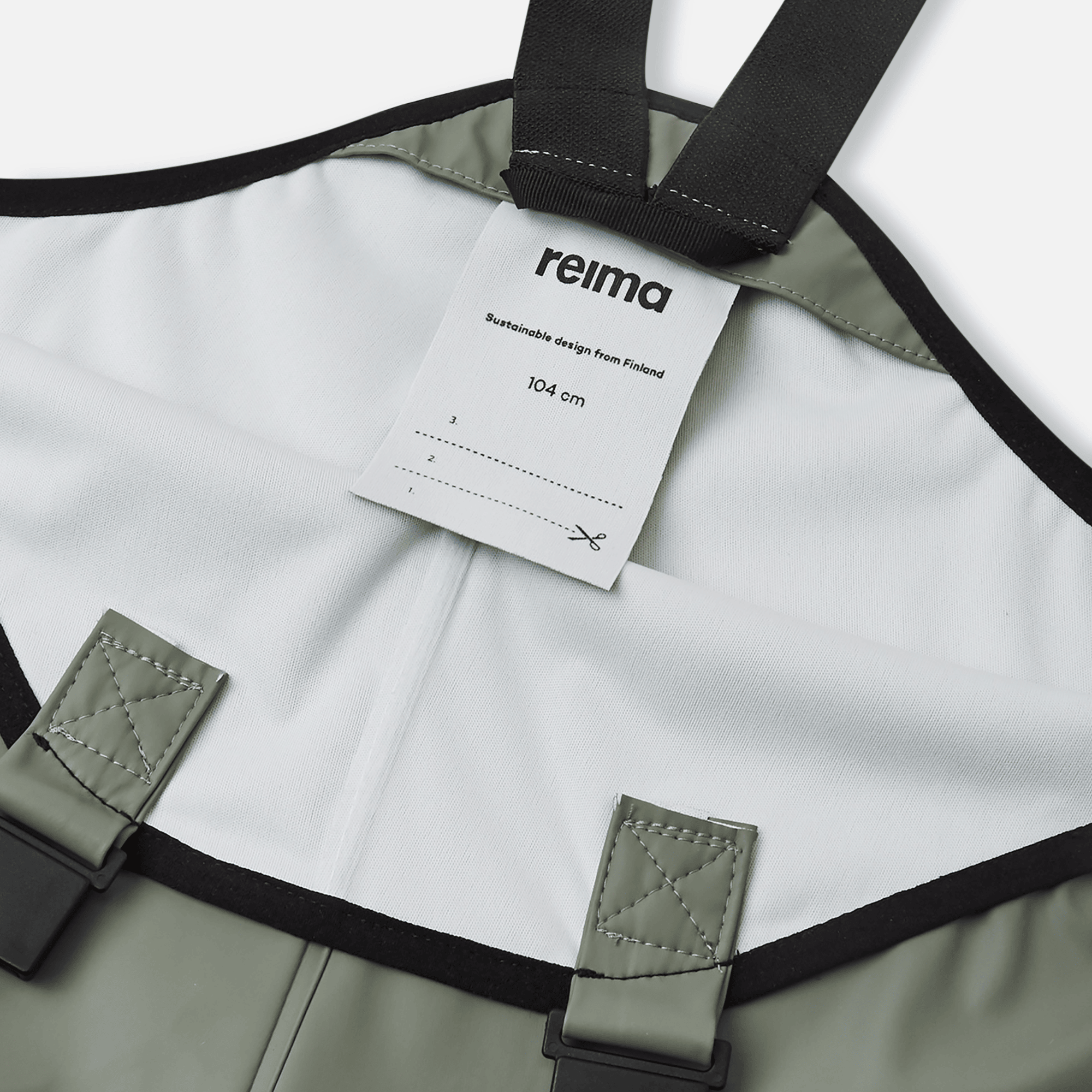 Matschhosen Größe 86, REIMA, Grün – Produktansicht