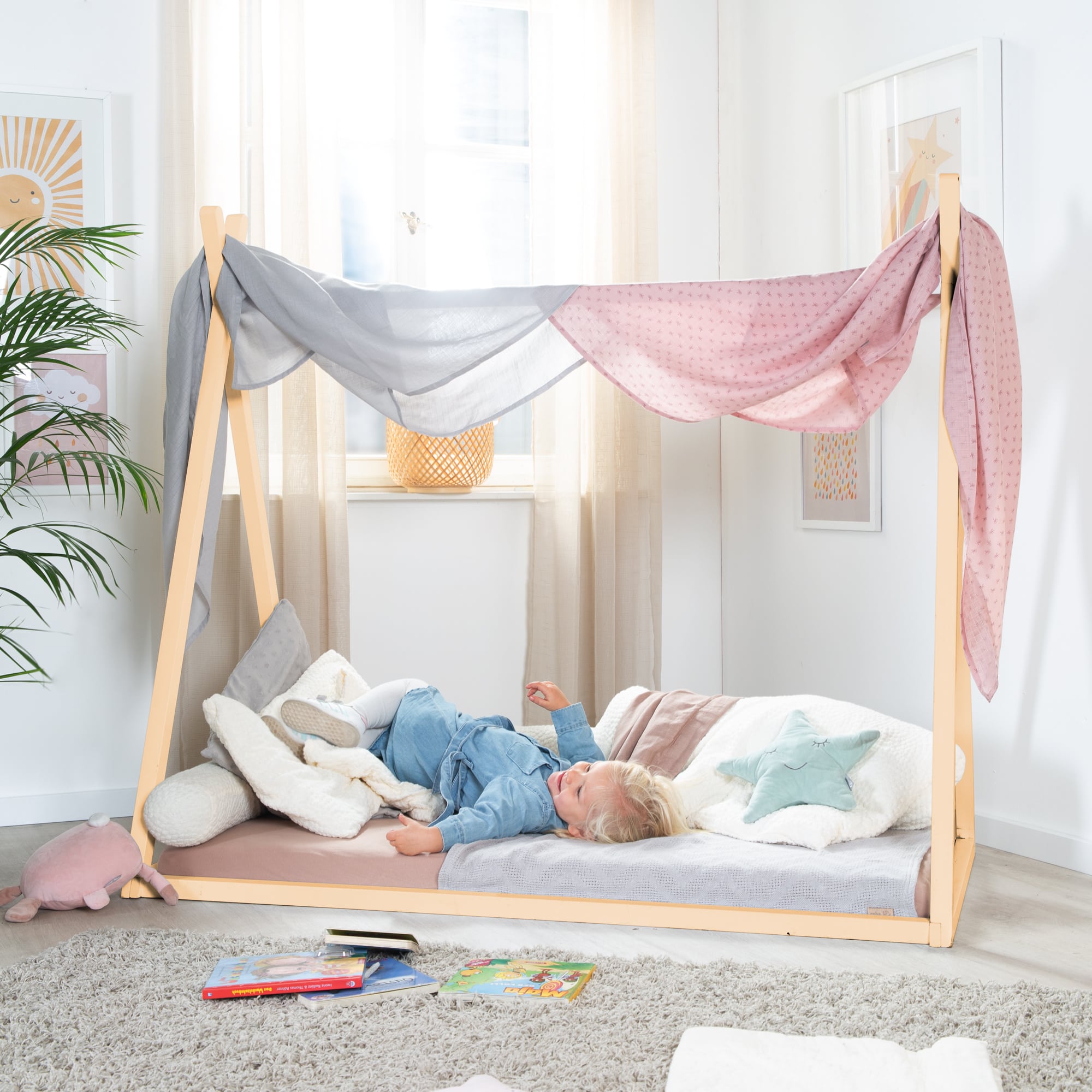 Hausbett, roba, Beige – Produktansicht