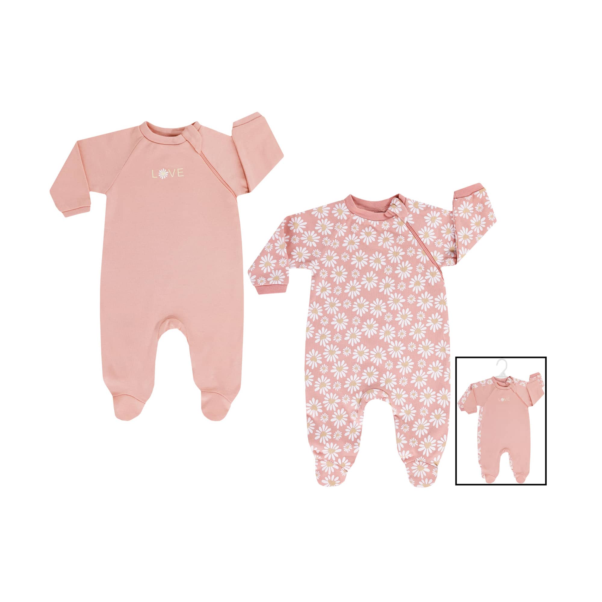 Schlafanzüge, Boley, Pink – Produktansicht
