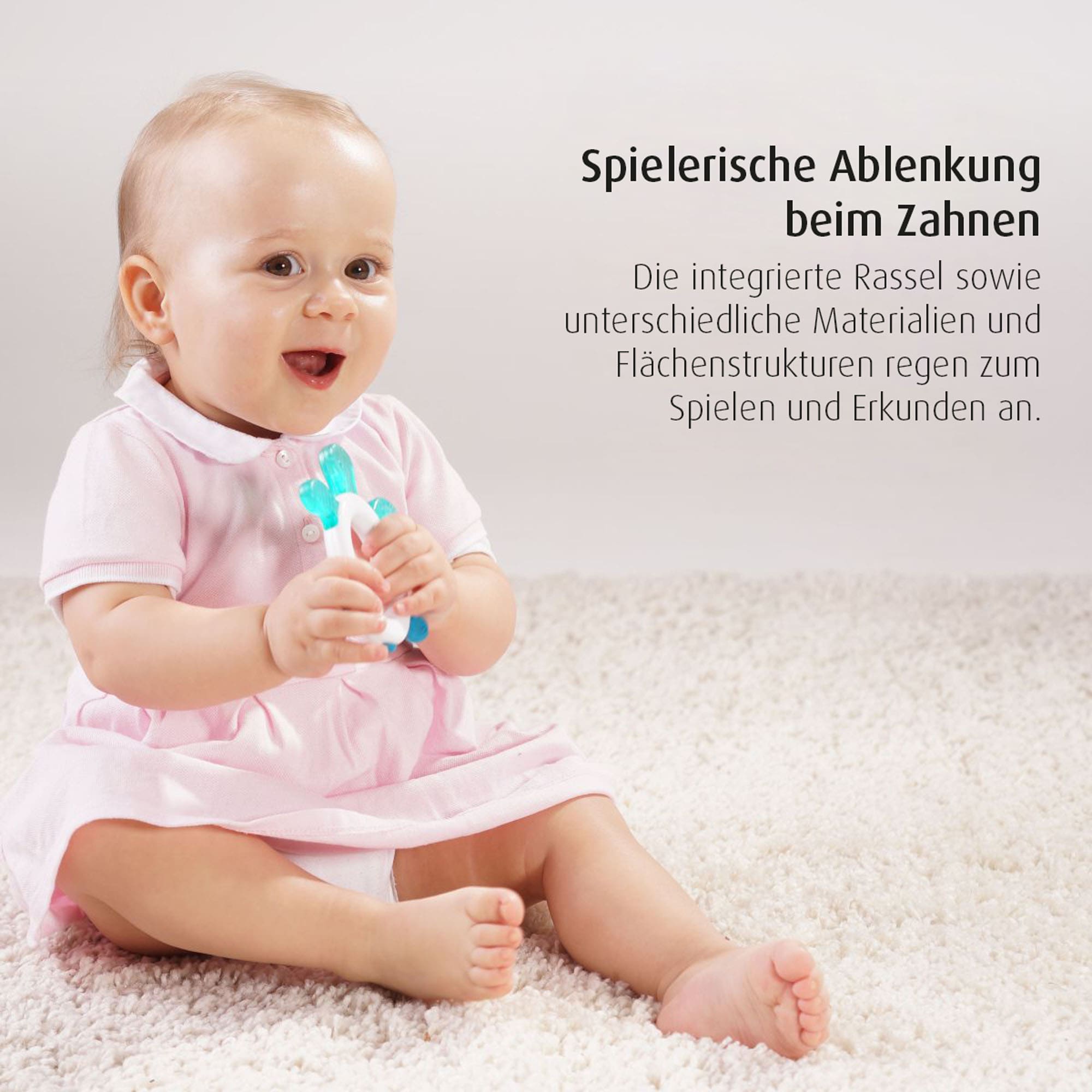 Beißringe, reer, Weiß – Produktansicht