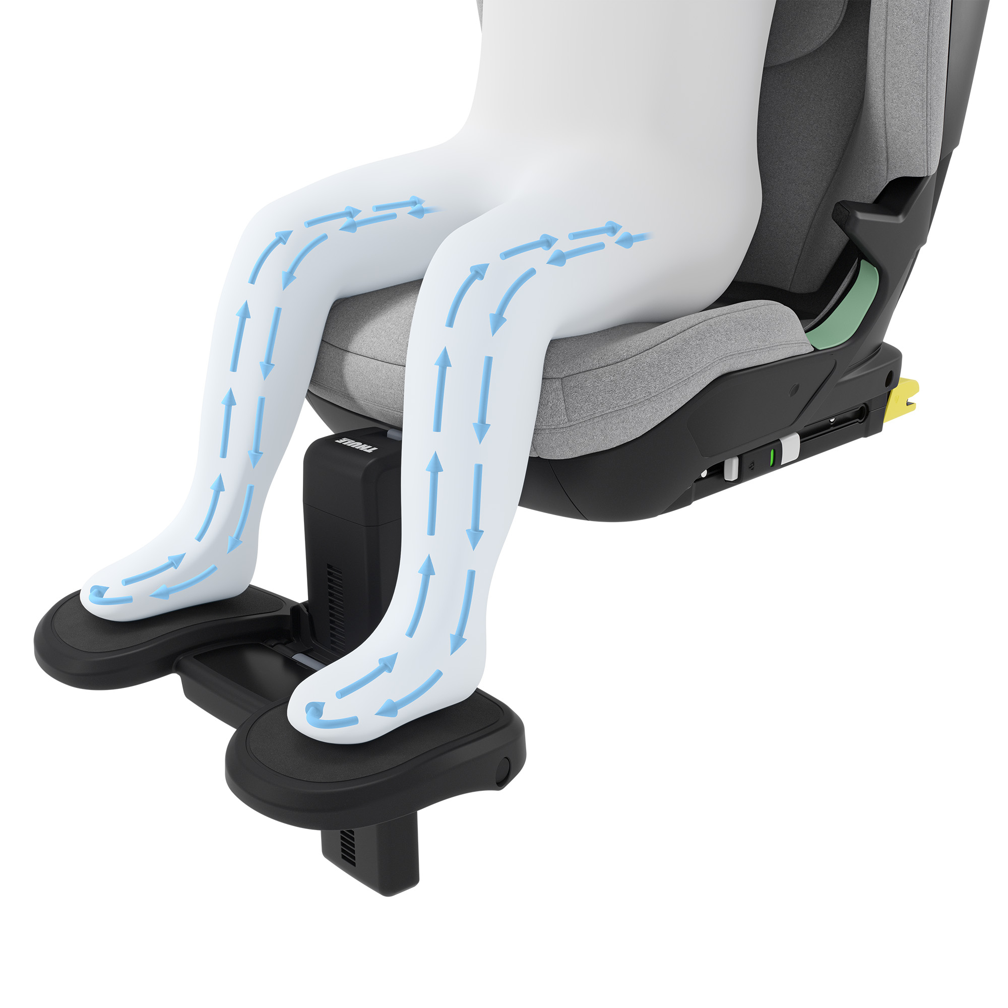 Kindersitze 15-36 kg, Gruppe 2/3, THULE, Beige – Produktansicht