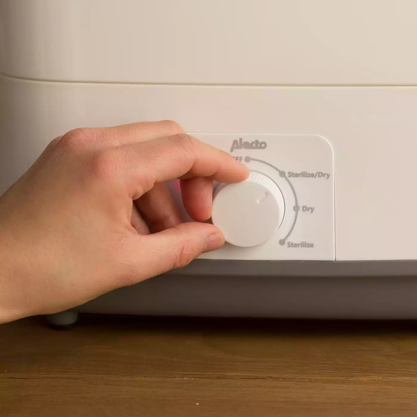 Vaporisatoren, Alecto baby, Weiß – Produktansicht